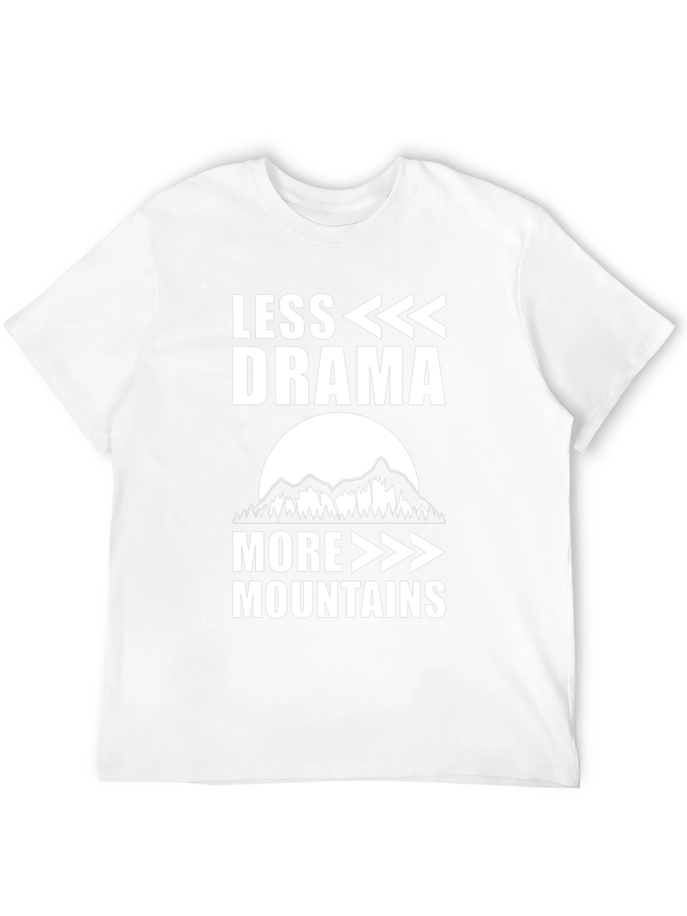 Less Drama More Mountains Graphic Tee