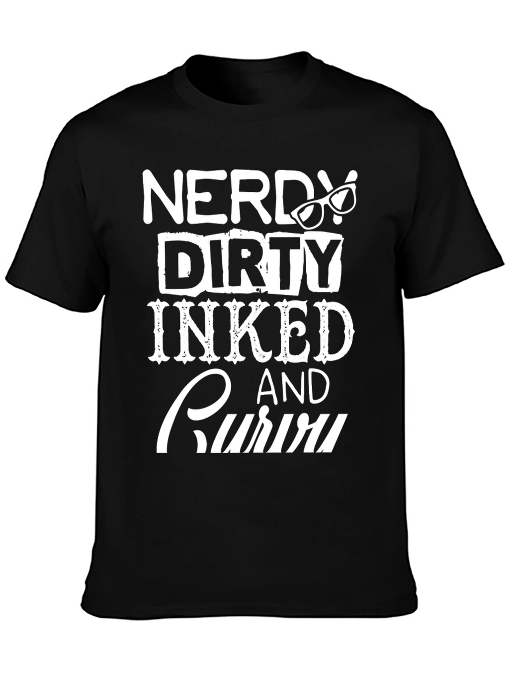 Nerdy Dirty Inked & Curvy T-Shirt