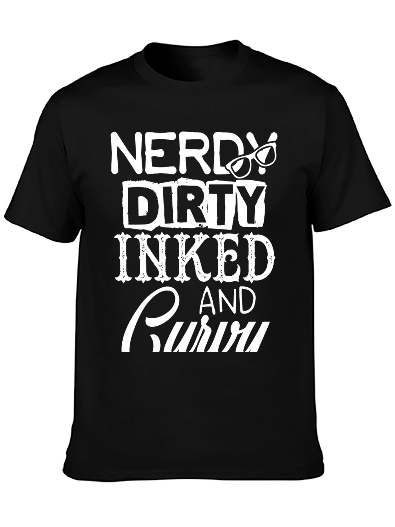 Nerdy Dirty Inked & Curvy T-Shirt