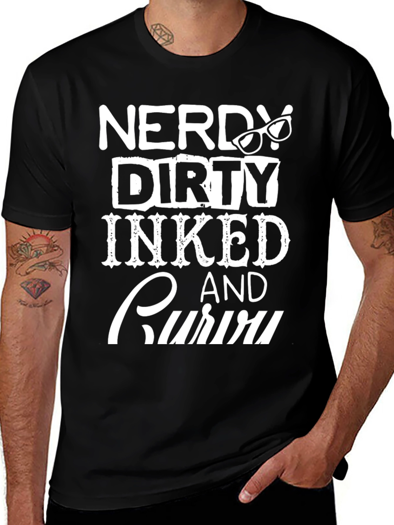 Nerdy Dirty Inked & Curvy T-Shirt
