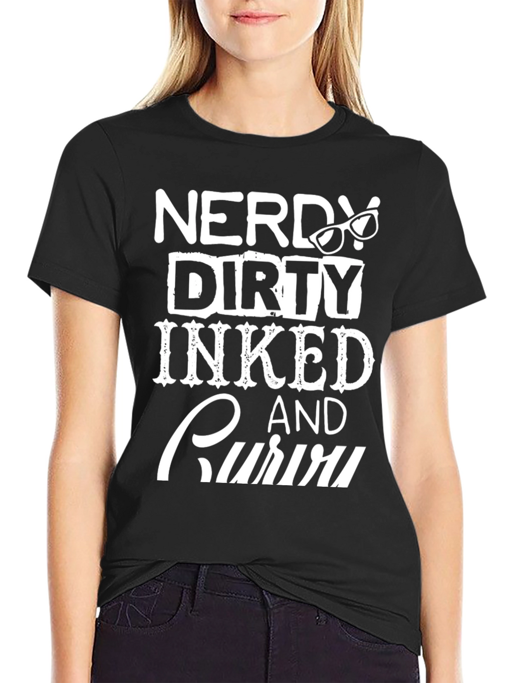Nerdy Dirty Inked & Curvy T-Shirt