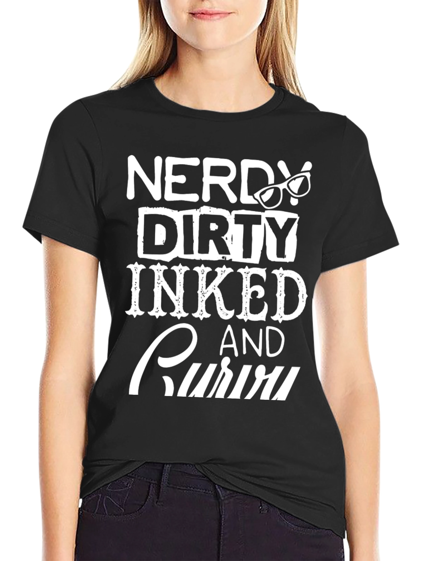 Nerdy Dirty Inked & Curvy T-Shirt