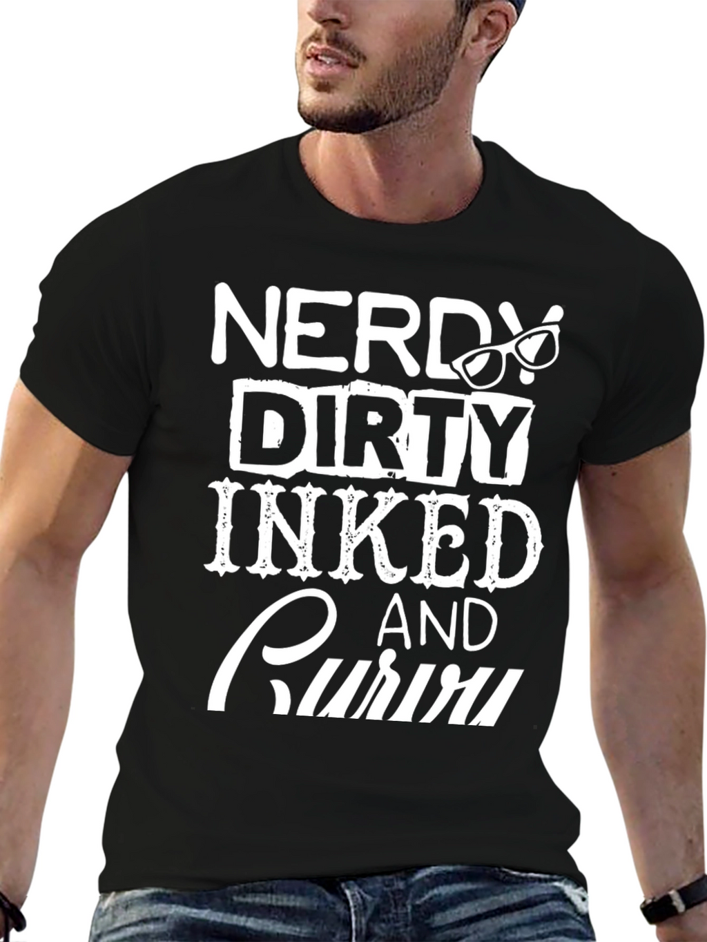 Nerdy Dirty Inked & Curvy T-Shirt