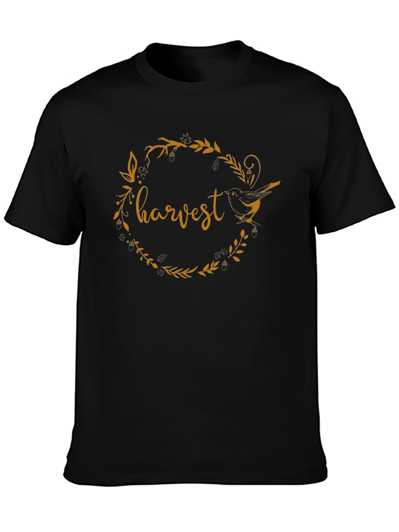 Harvest Bird Wreath Graphic Tee