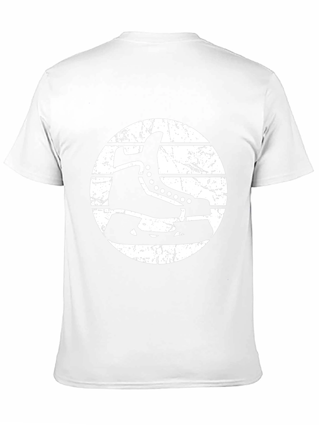 Hockey Skate Graphic T-Shirt - Retro Style