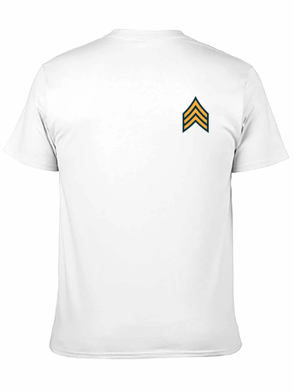 Rank Chevron Tee - Black