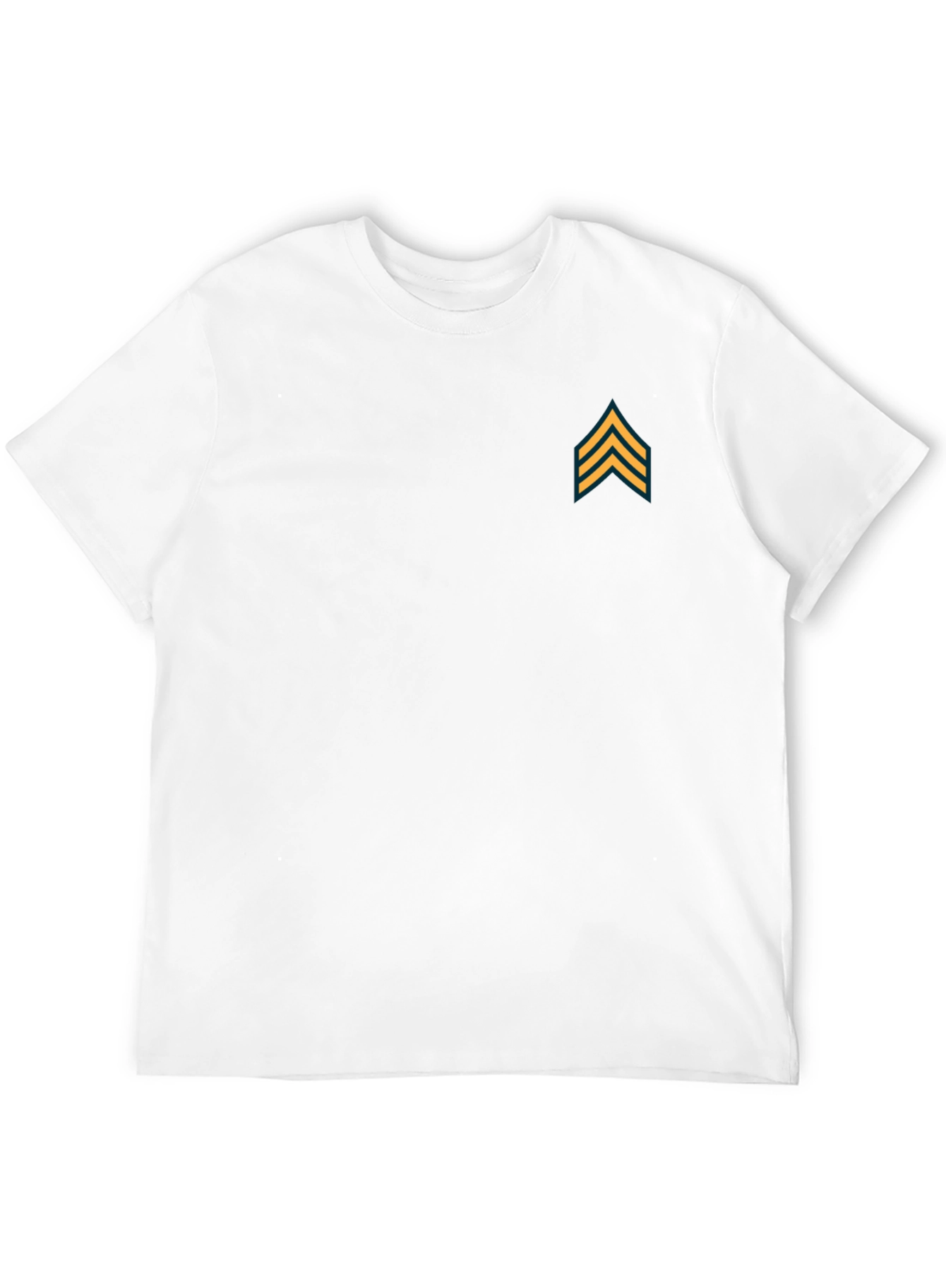 Rank Chevron Tee - Black