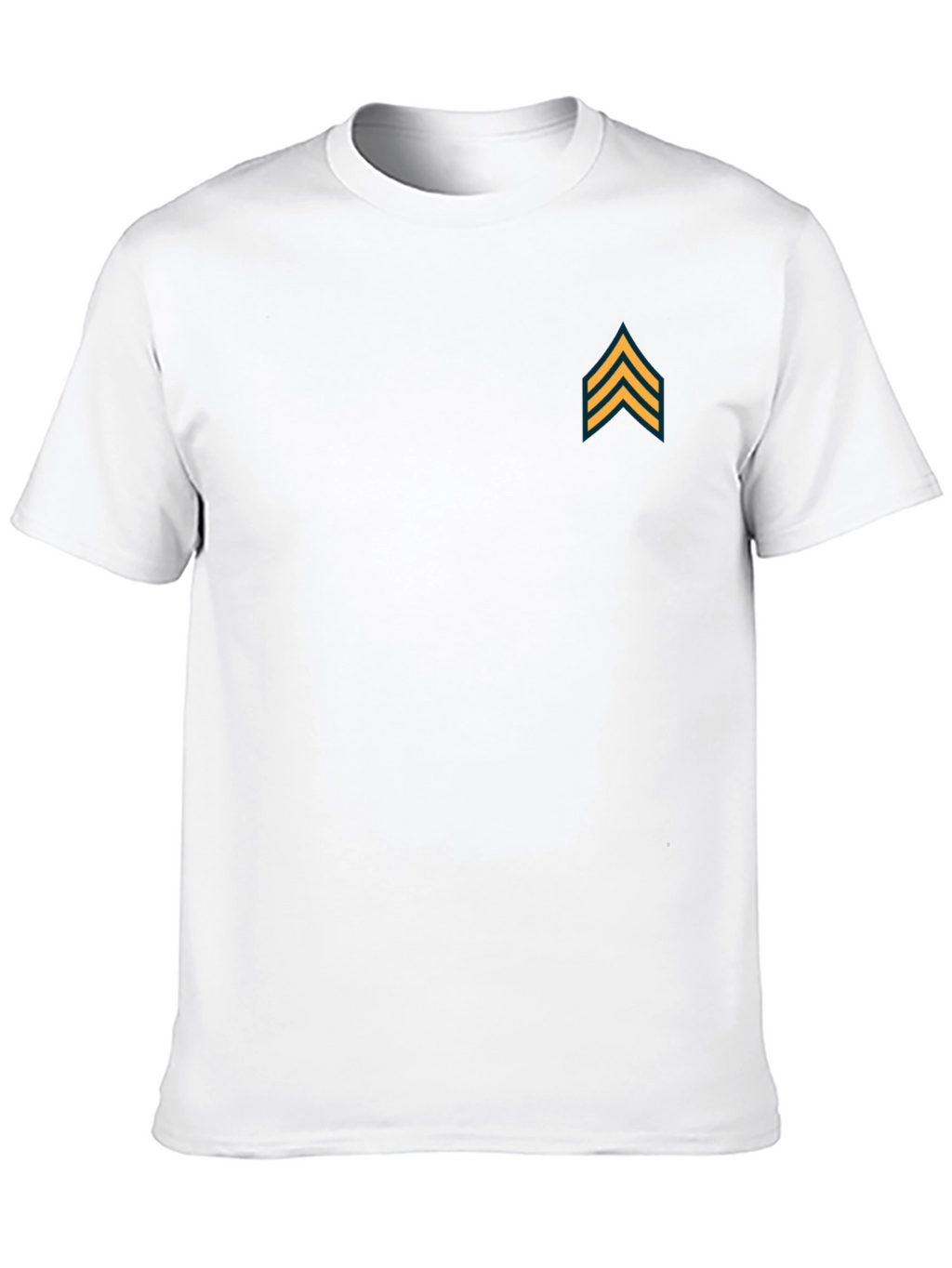 Rank Chevron Tee - Black