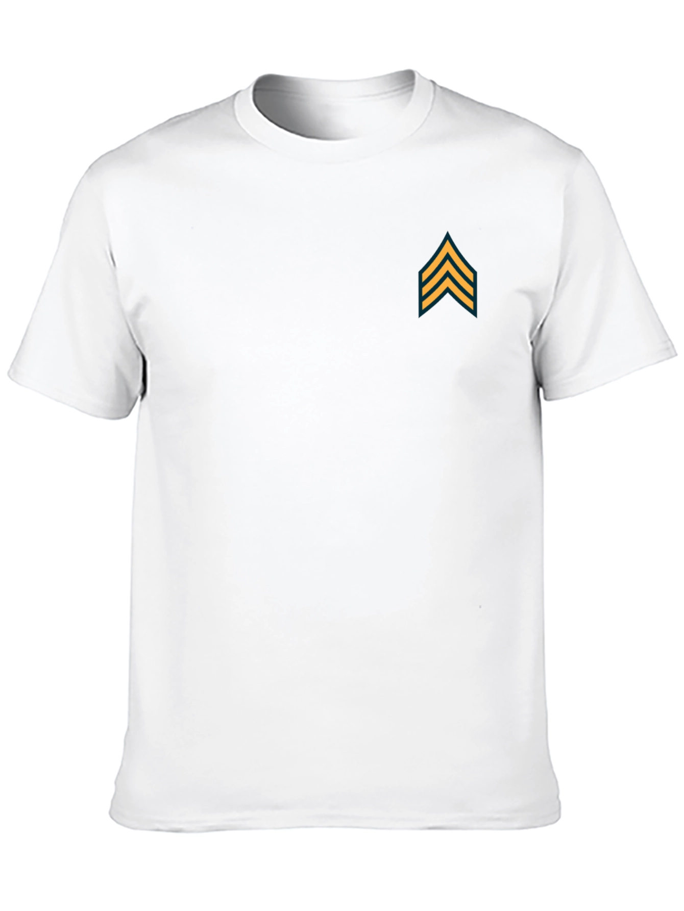 Rank Chevron Tee - Black