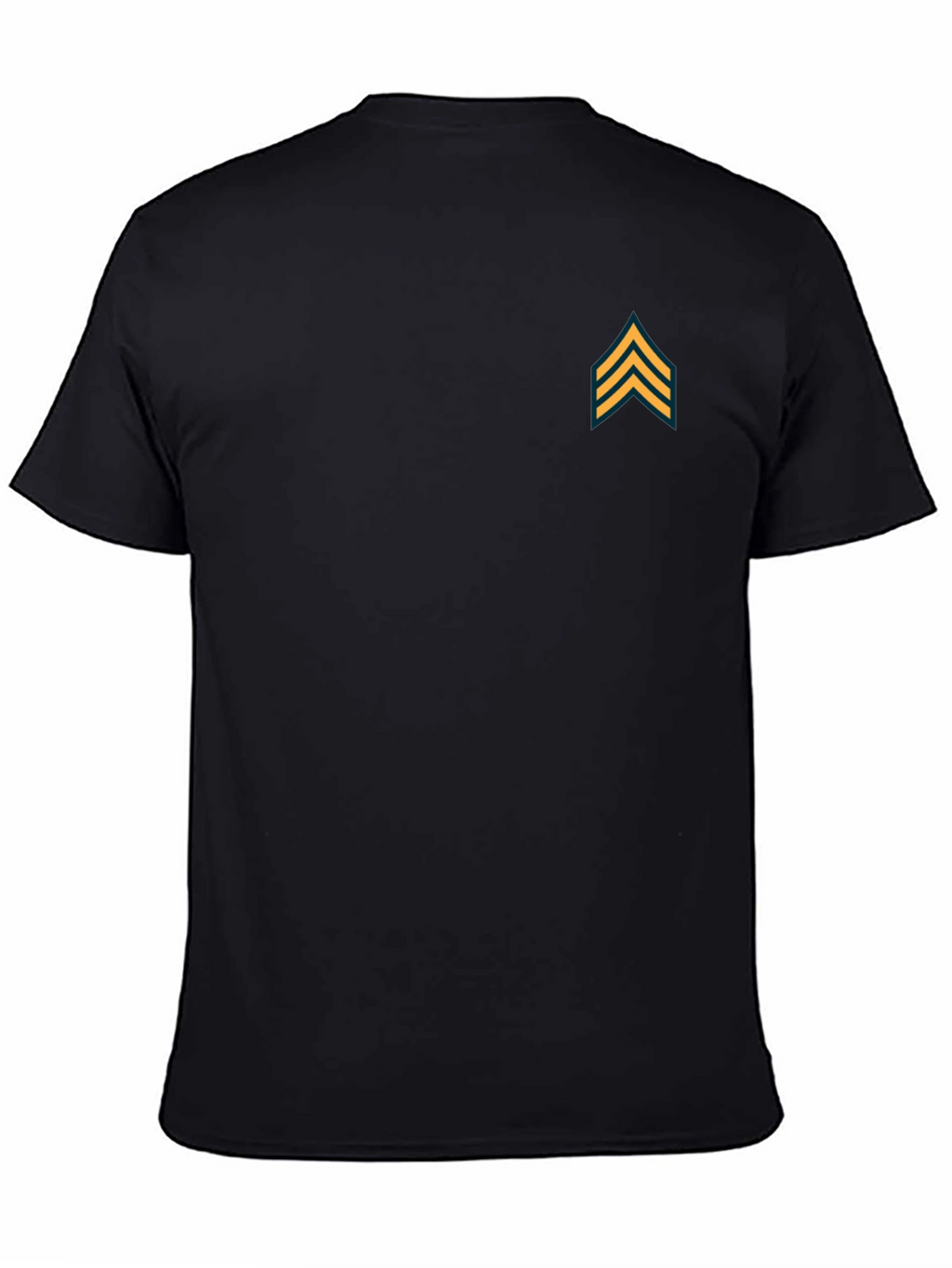 Rank Chevron Tee - Black