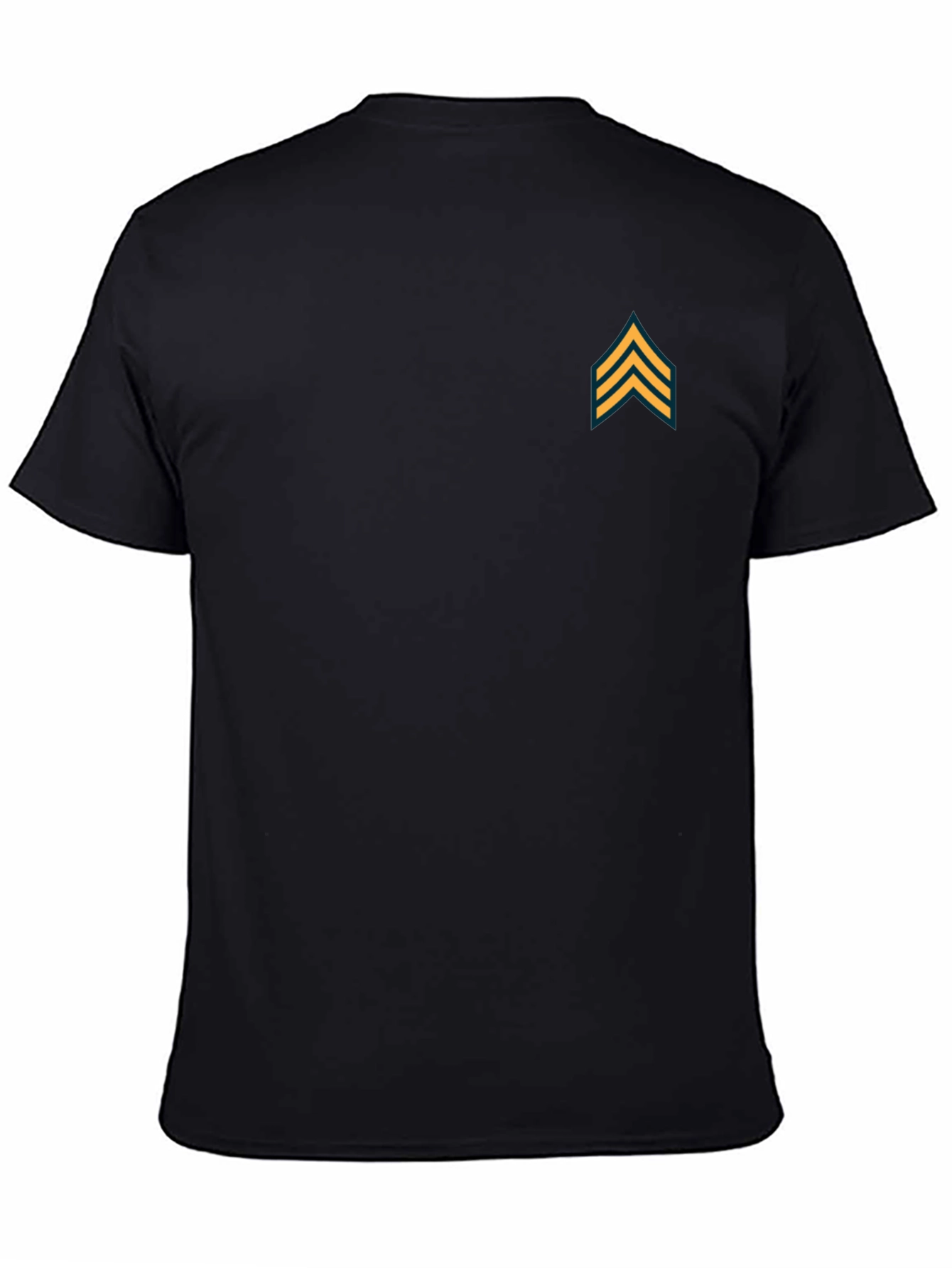 Rank Chevron Tee - Black
