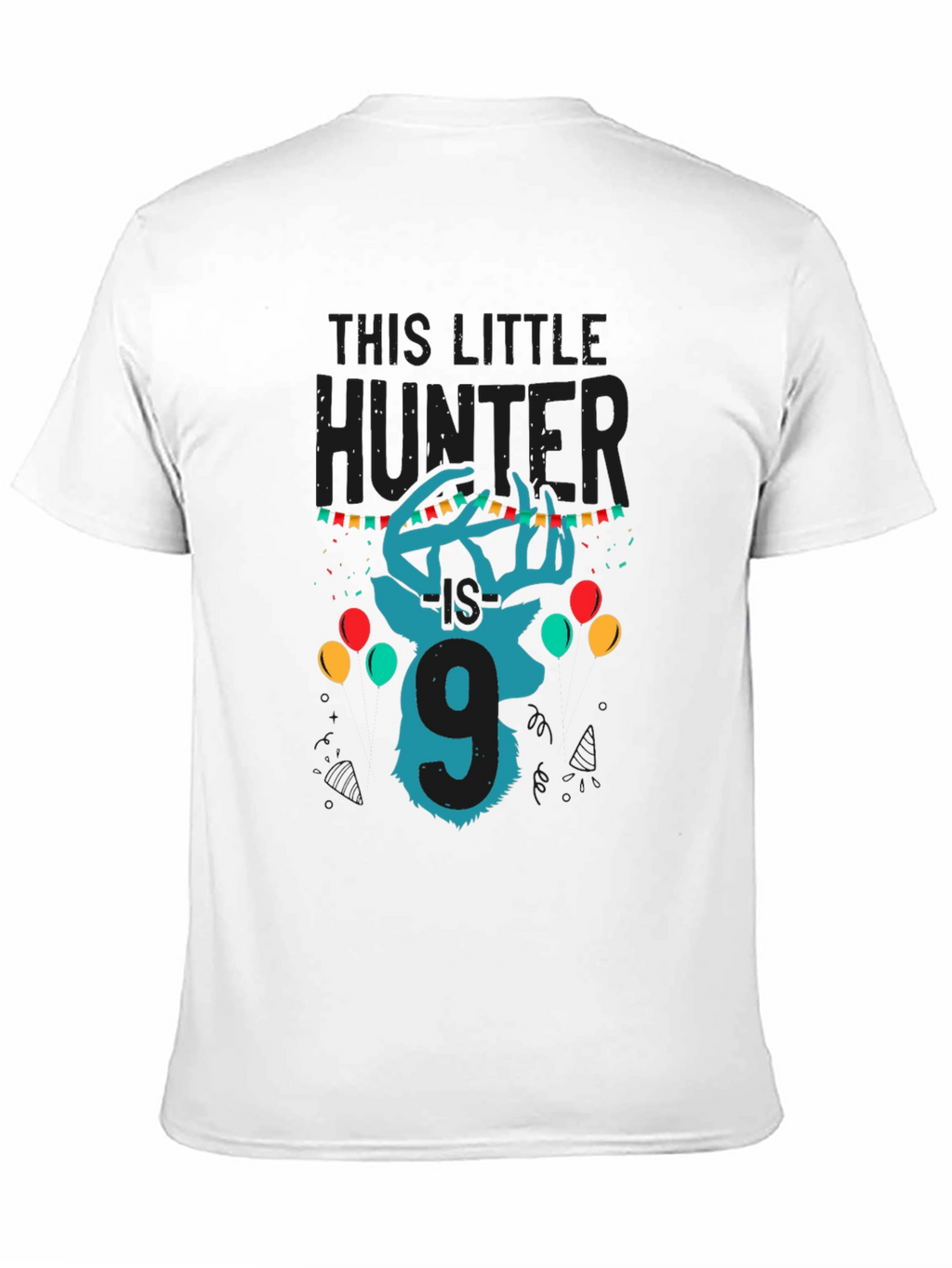 Little Hunter 9th Birthday T-Shirt