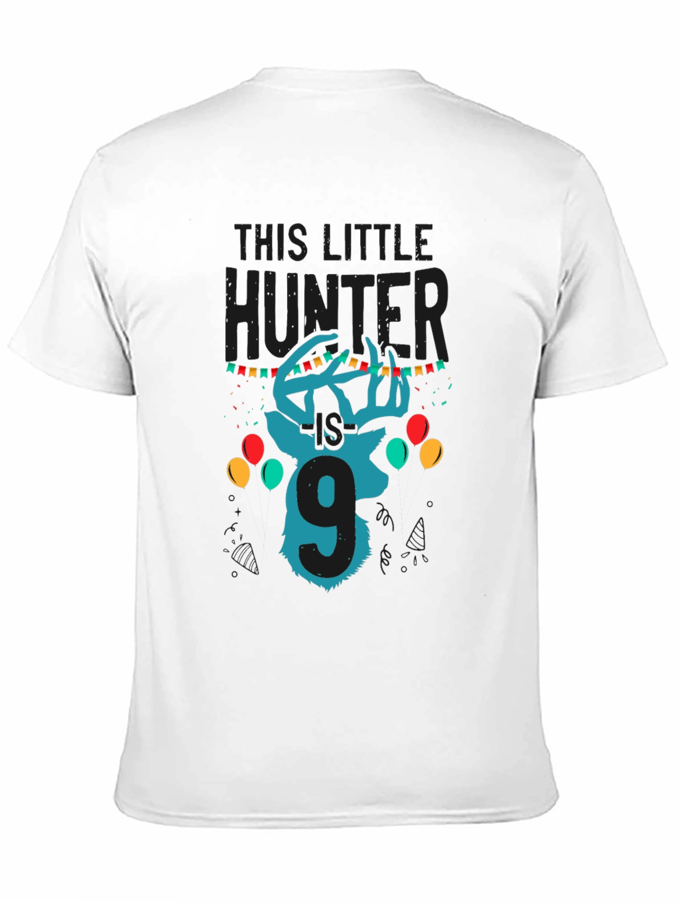 Little Hunter 9th Birthday T-Shirt