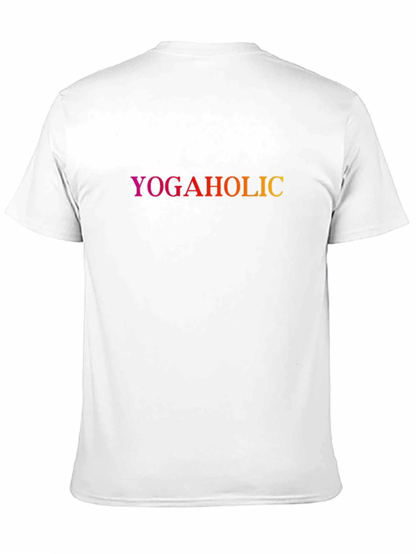 Yogaholic Gradient Tee - Black Cotton Blend
