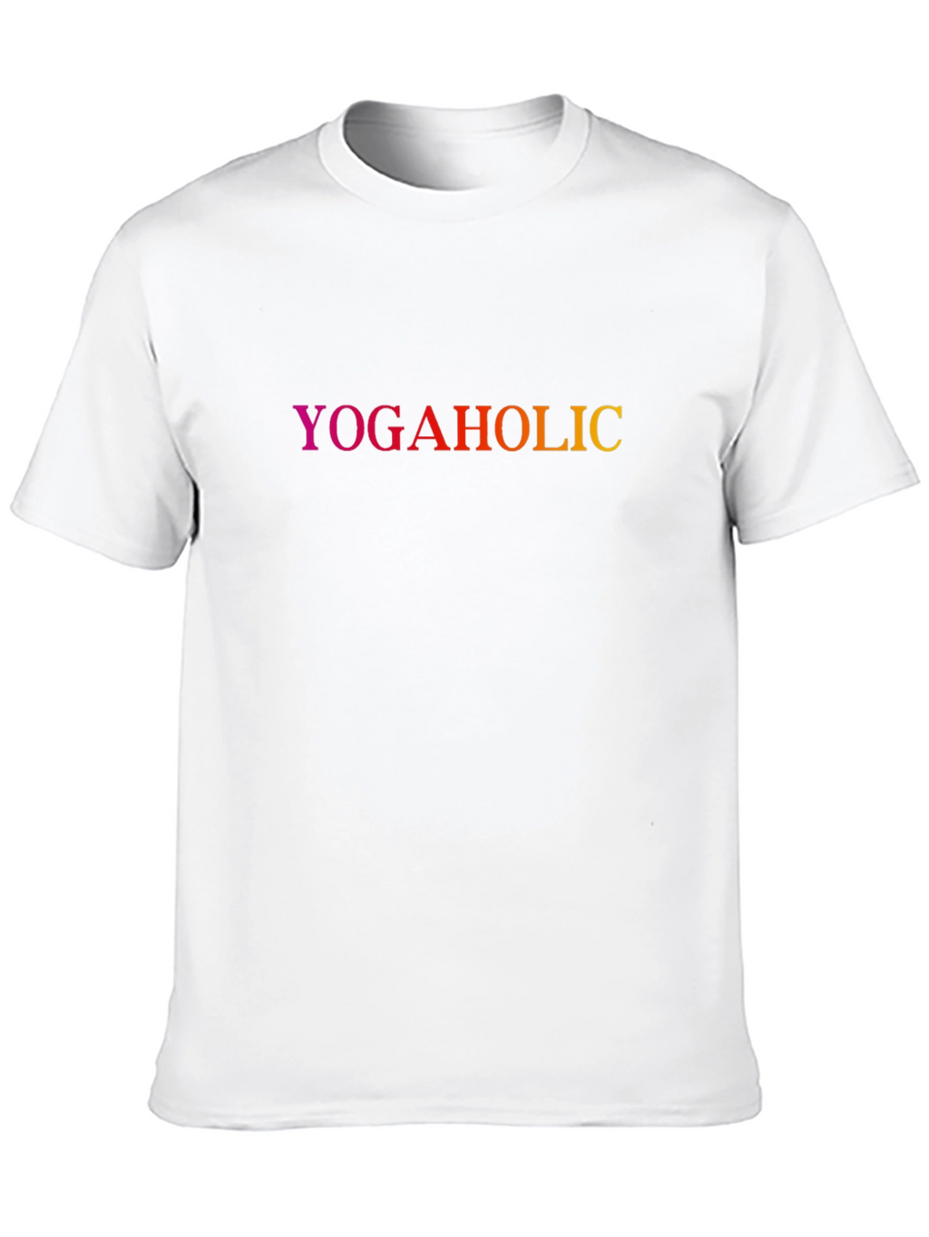 Yogaholic Gradient Tee - Black Cotton Blend