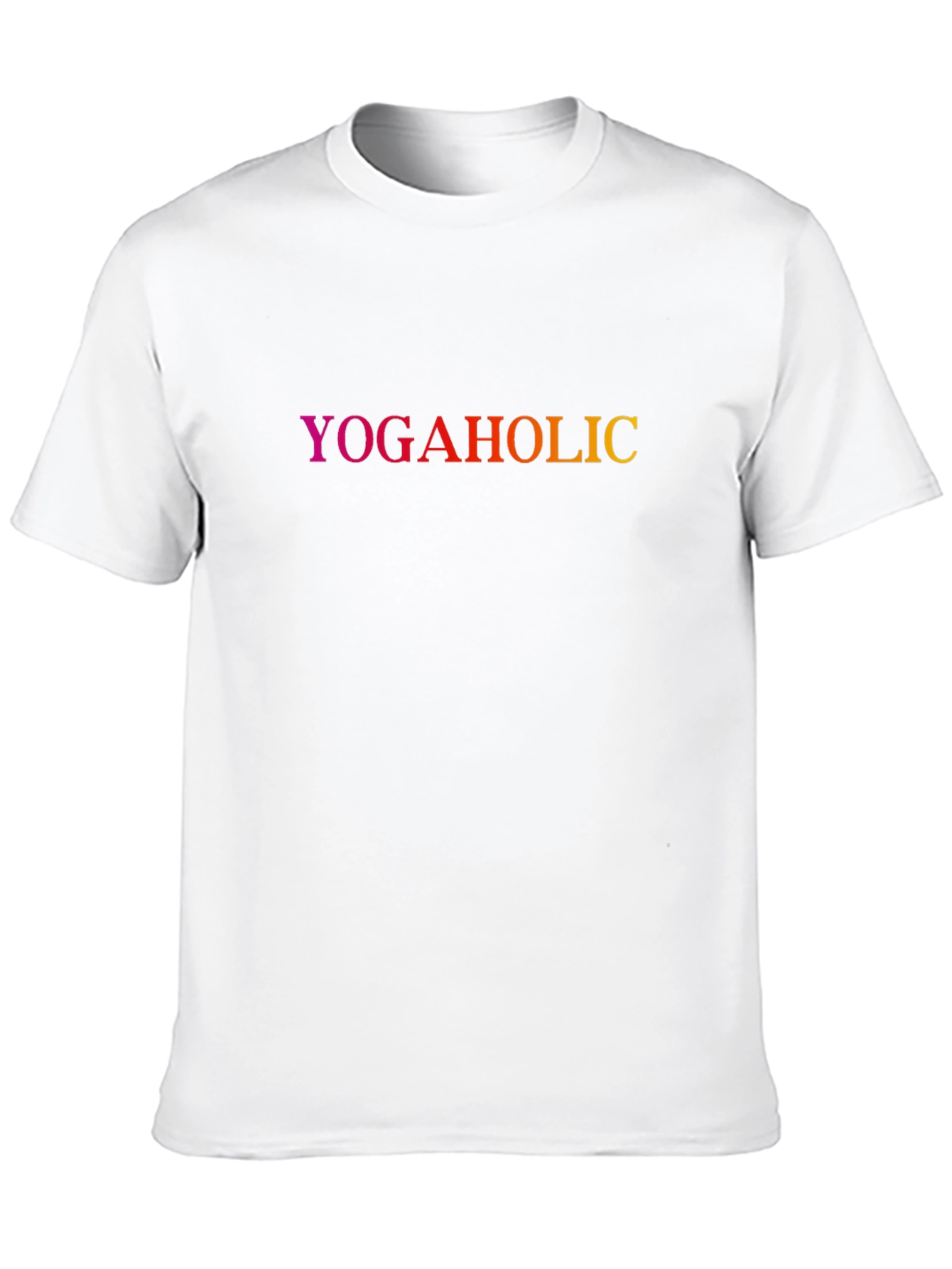 Yogaholic Gradient Tee - Black Cotton Blend