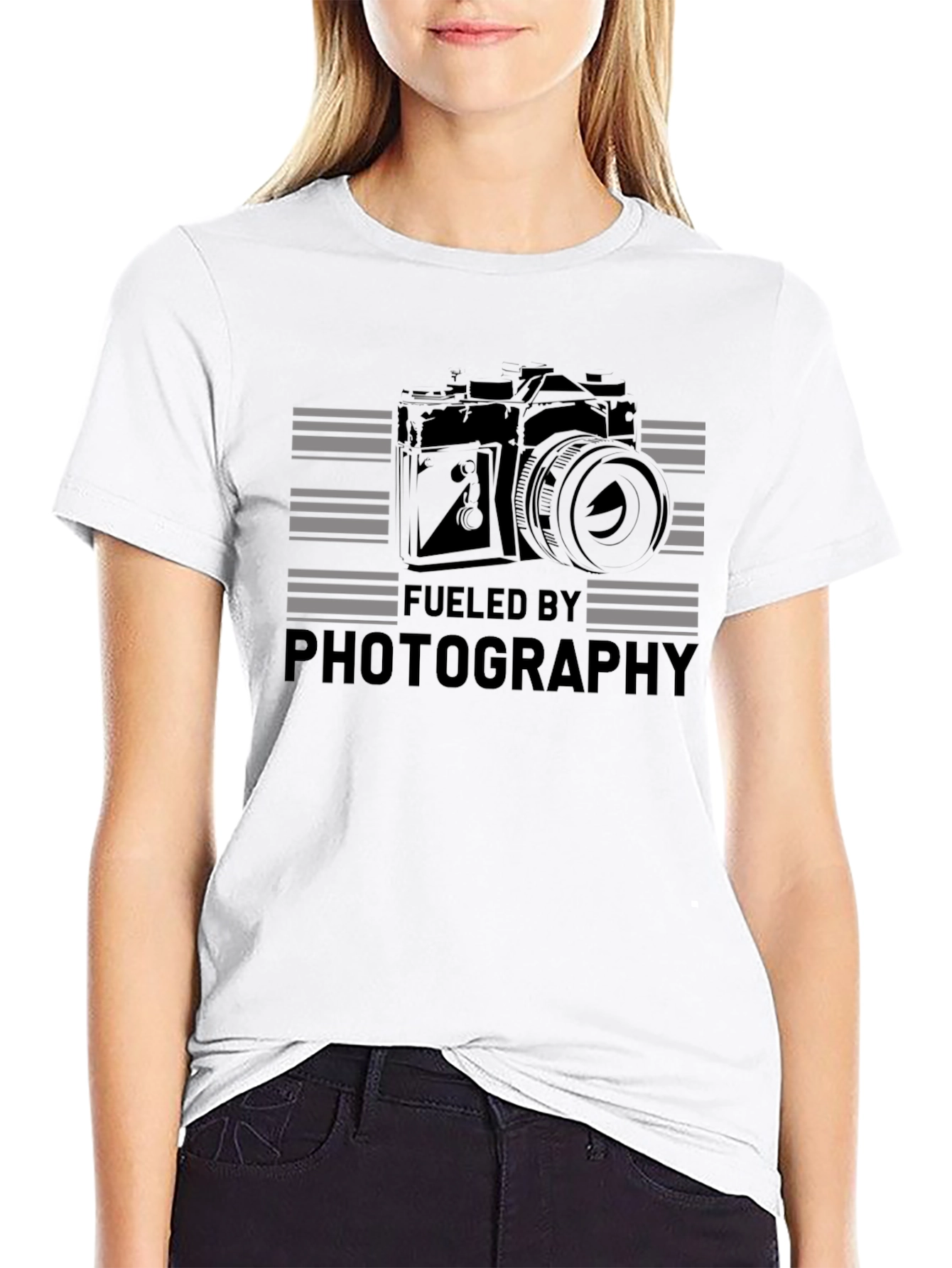 Fueled by Photography Black Graphic Tee