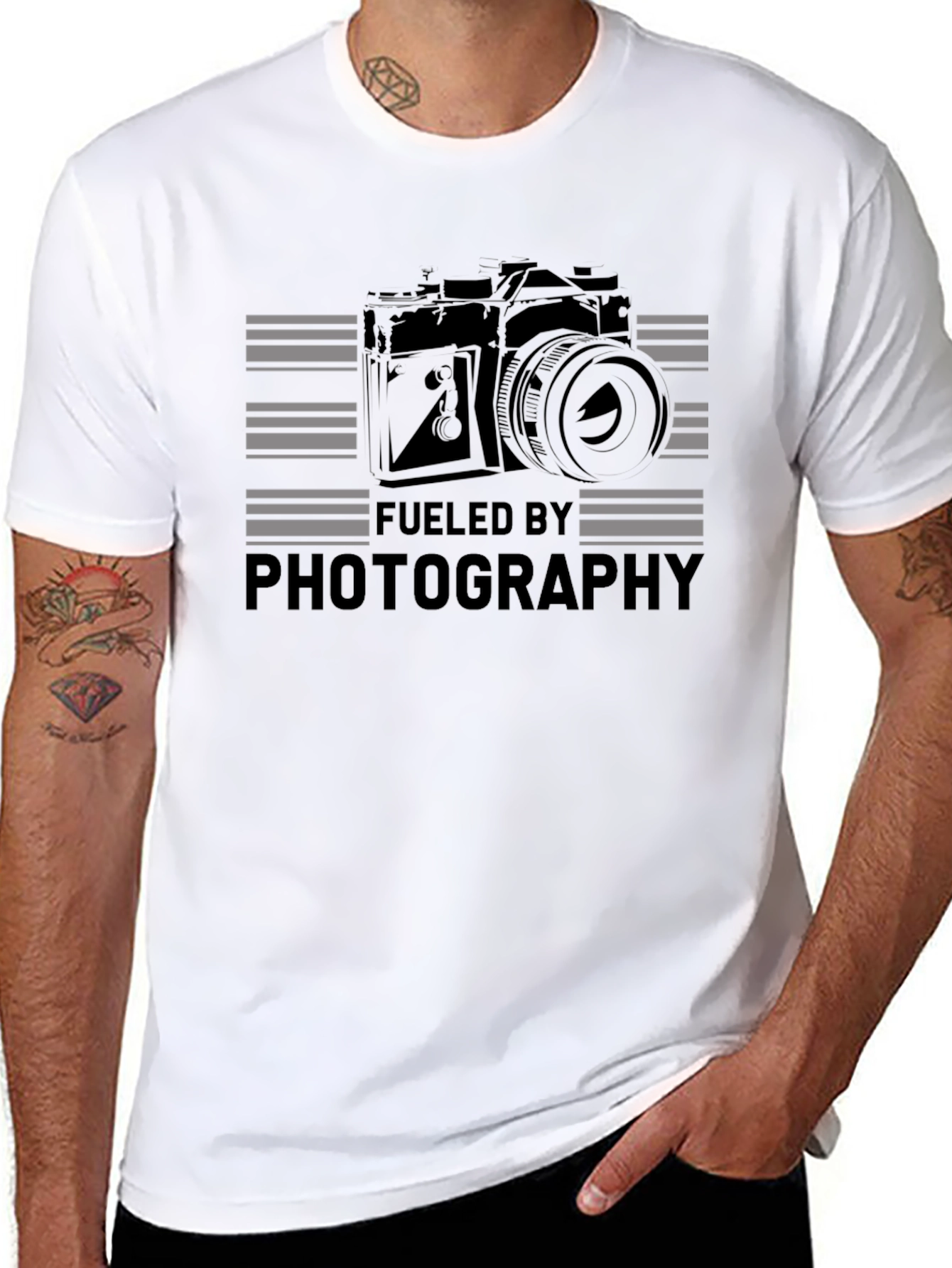 Fueled by Photography Black Graphic Tee