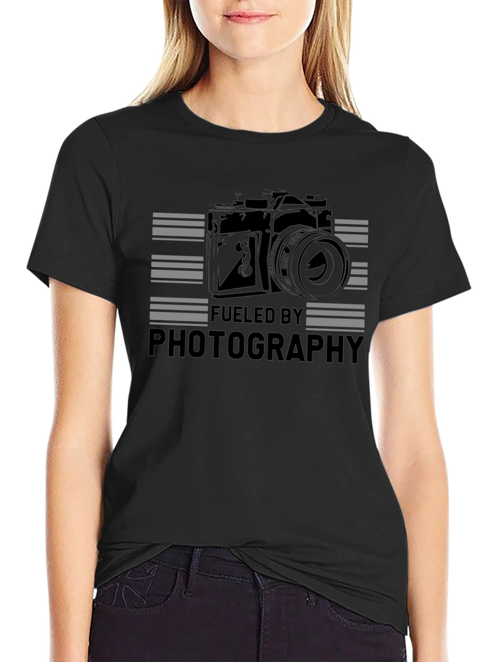 Fueled by Photography Black Graphic Tee