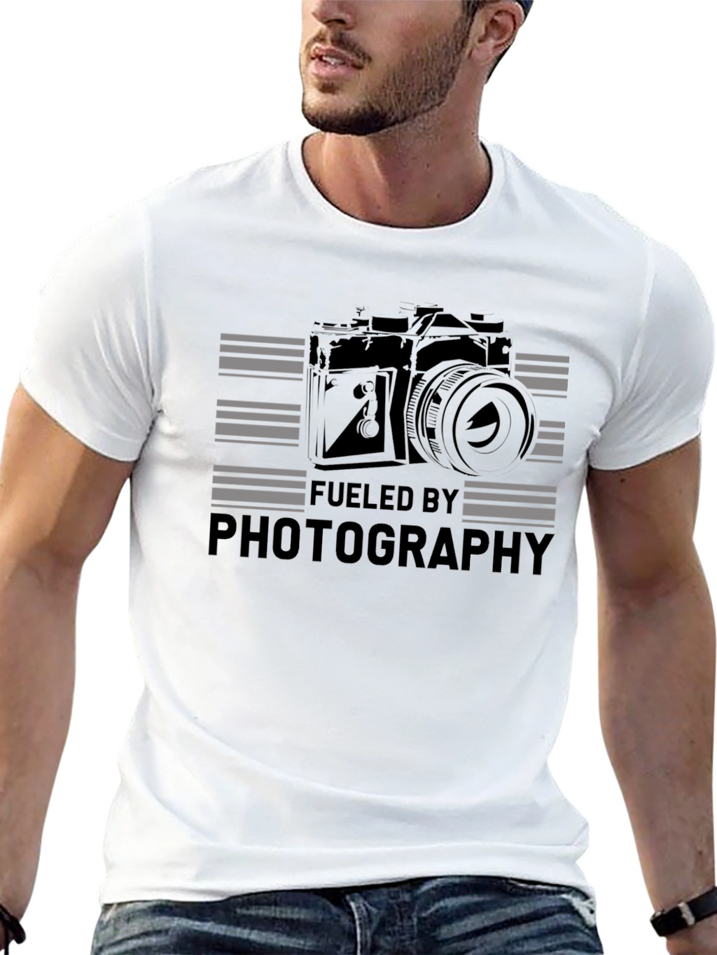 Fueled by Photography Black Graphic Tee