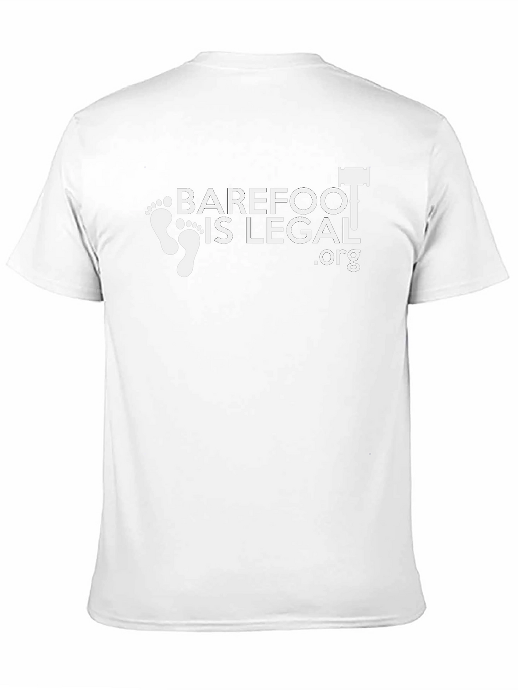Barefoot is Legal T-Shirt - Black