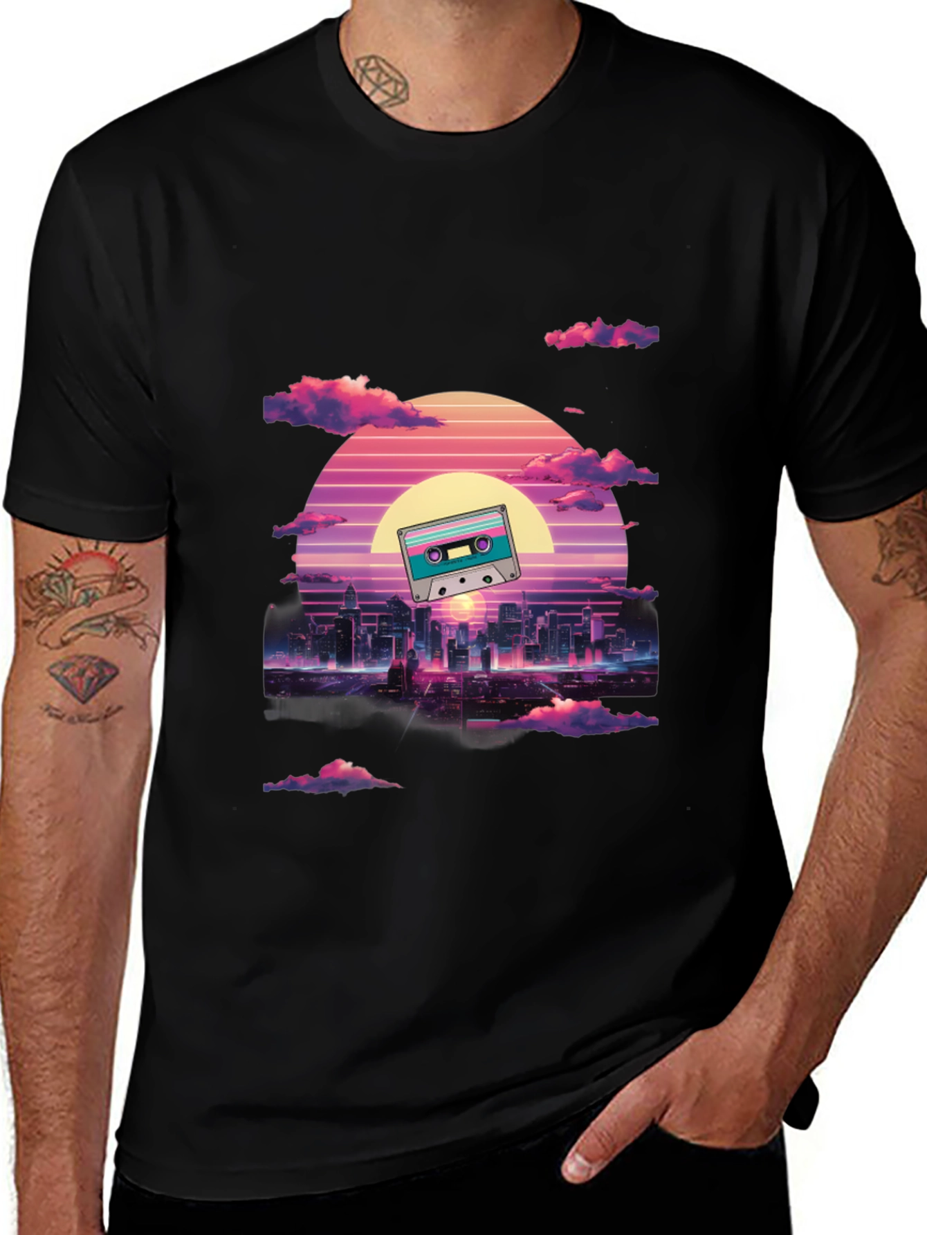 Retro Cassette Vaporwave T-Shirt