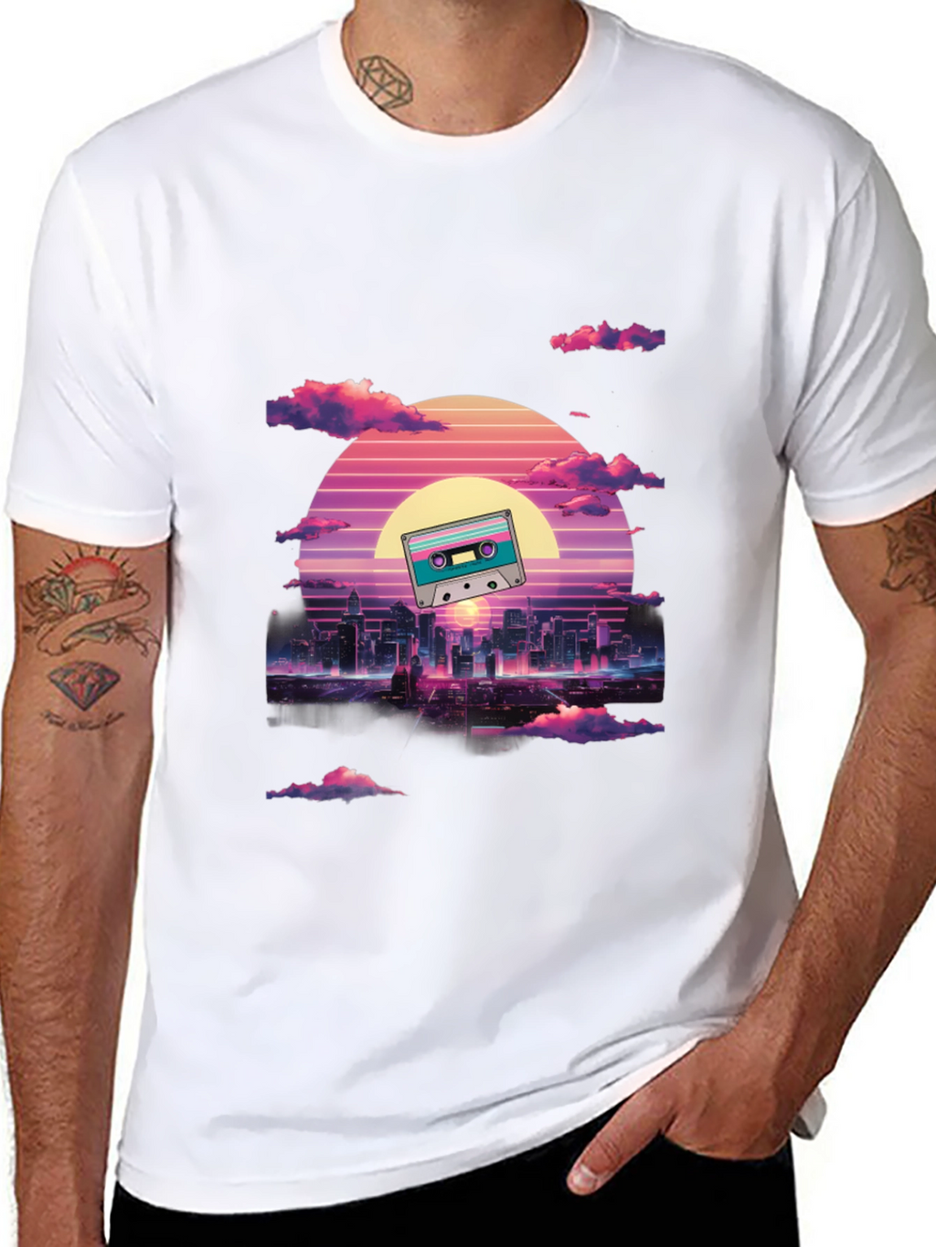 Retro Cassette Vaporwave T-Shirt