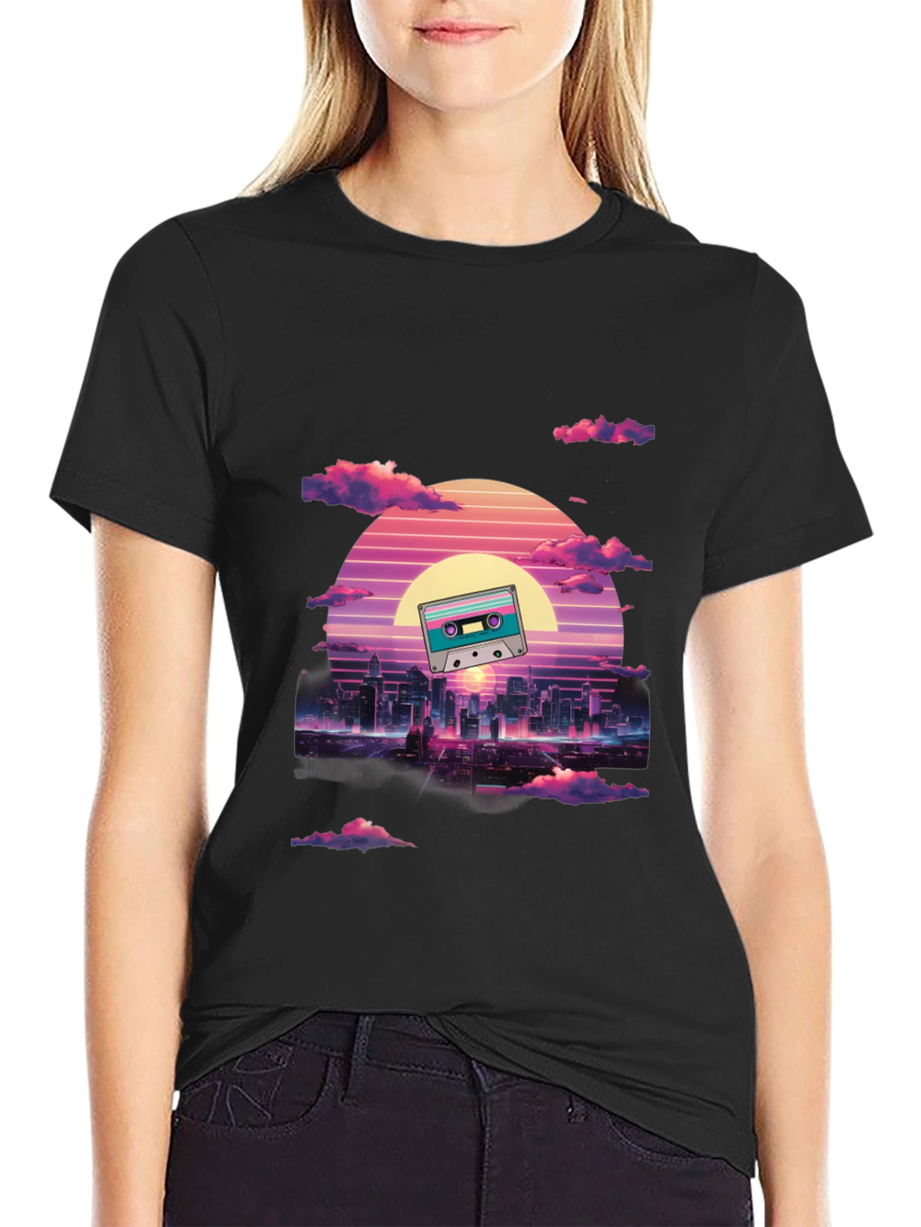 Retro Cassette Vaporwave T-Shirt