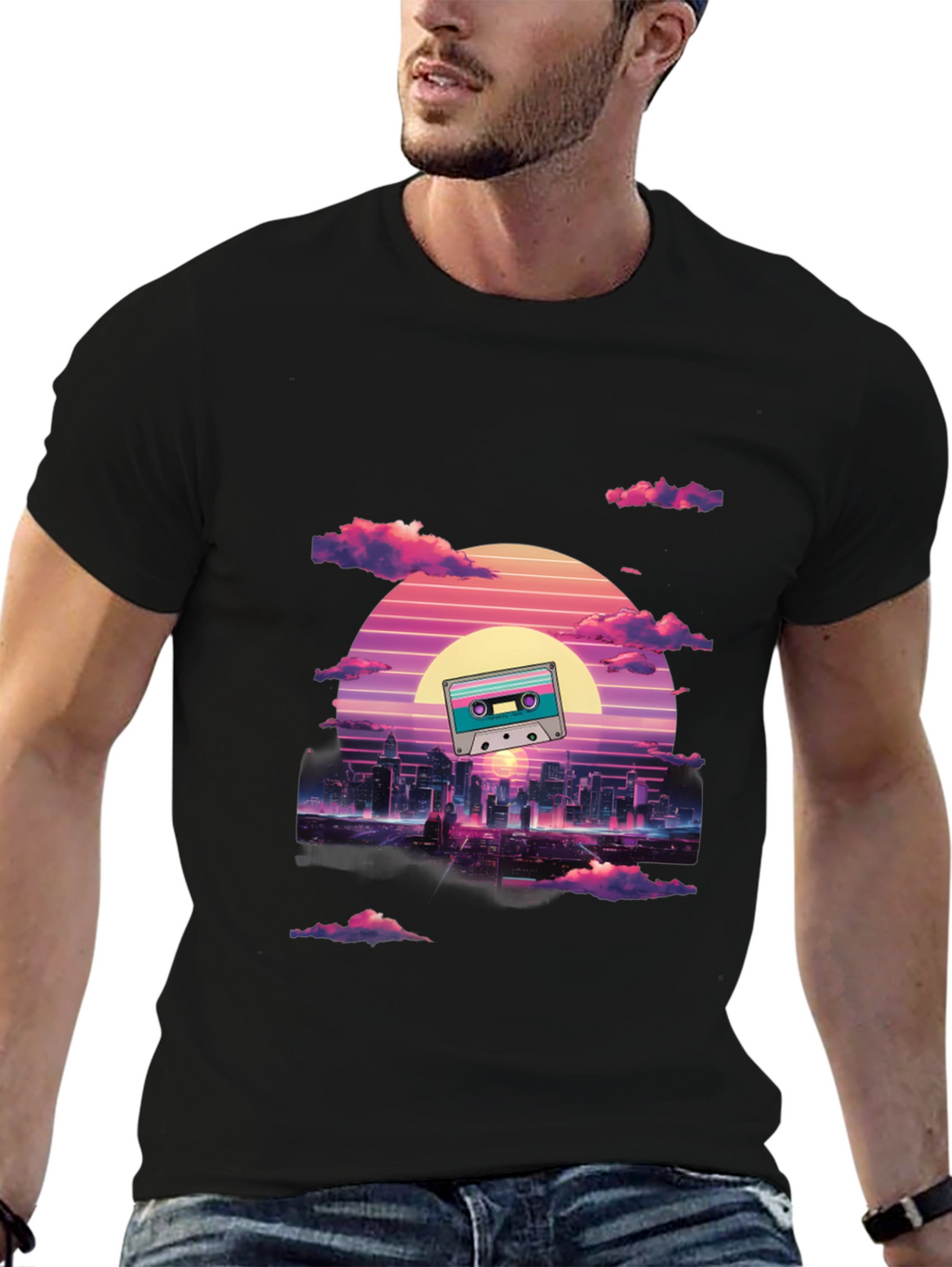 Retro Cassette Vaporwave T-Shirt