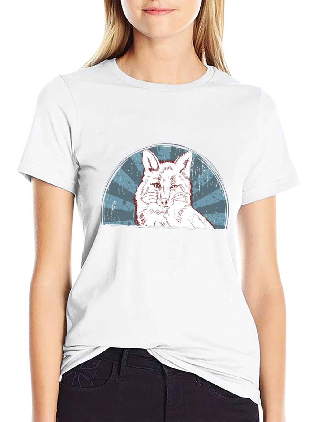 Fox Graphic Print Mens Black T-Shirt