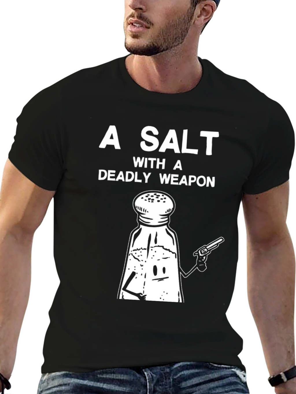 A Salt with a Deadly Weapon Graphic Tee