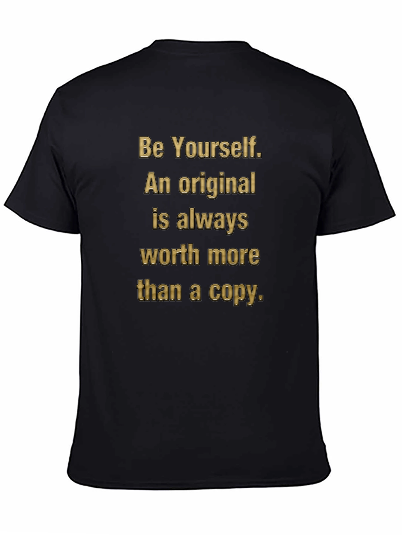Be Yourself Original Tee - Mens Black T-Shirt