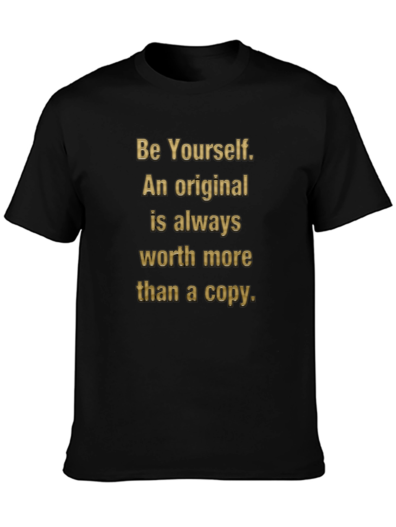 Be Yourself Original Tee - Mens Black T-Shirt