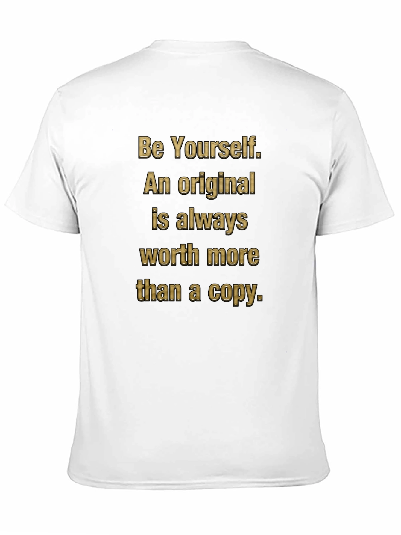 Be Yourself Original Tee - Mens Black T-Shirt