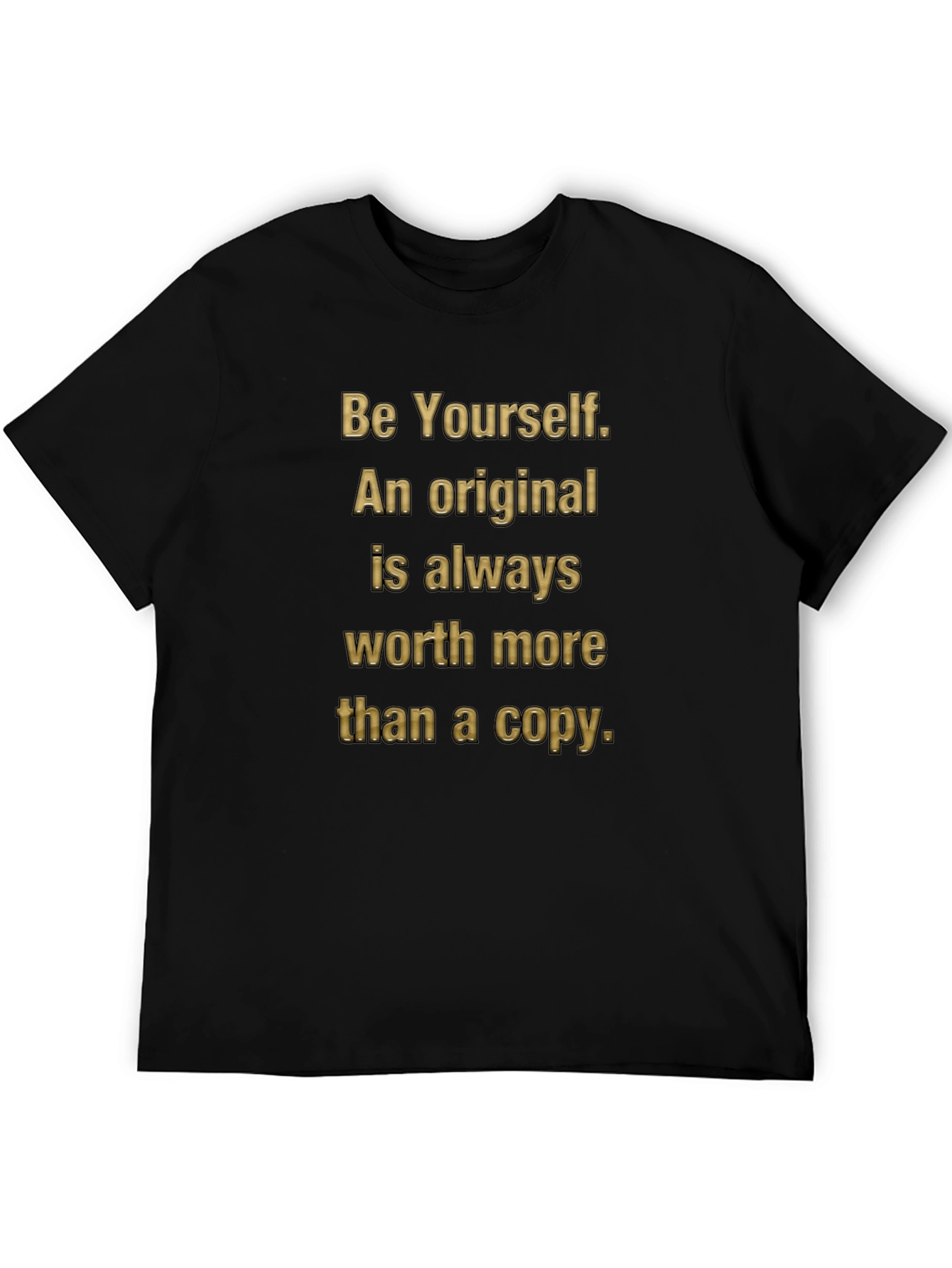Be Yourself Original Tee - Mens Black T-Shirt