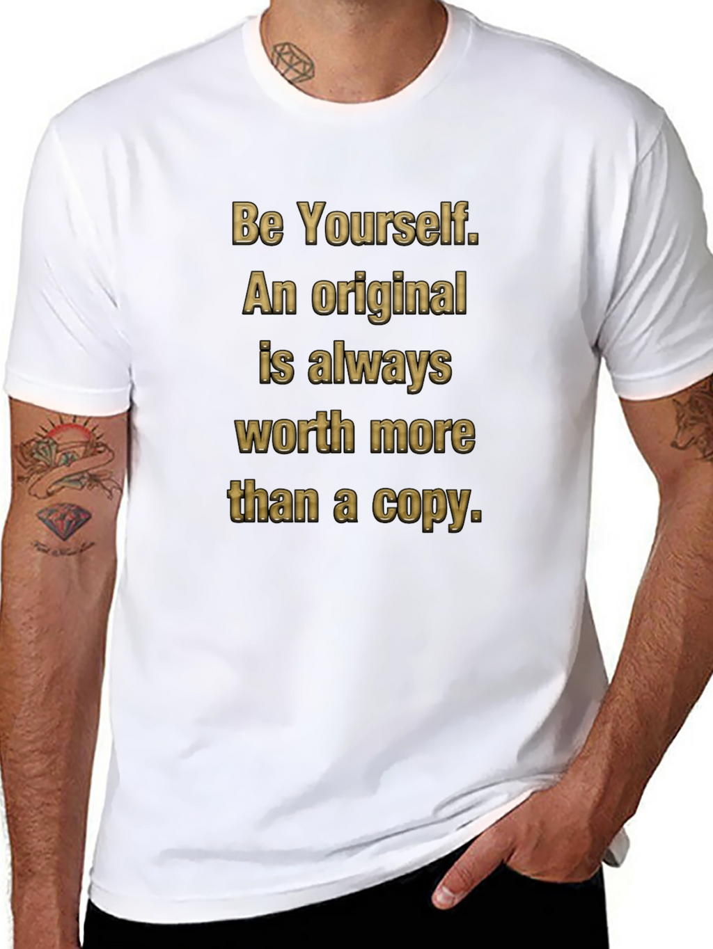 Be Yourself Original Tee - Mens Black T-Shirt