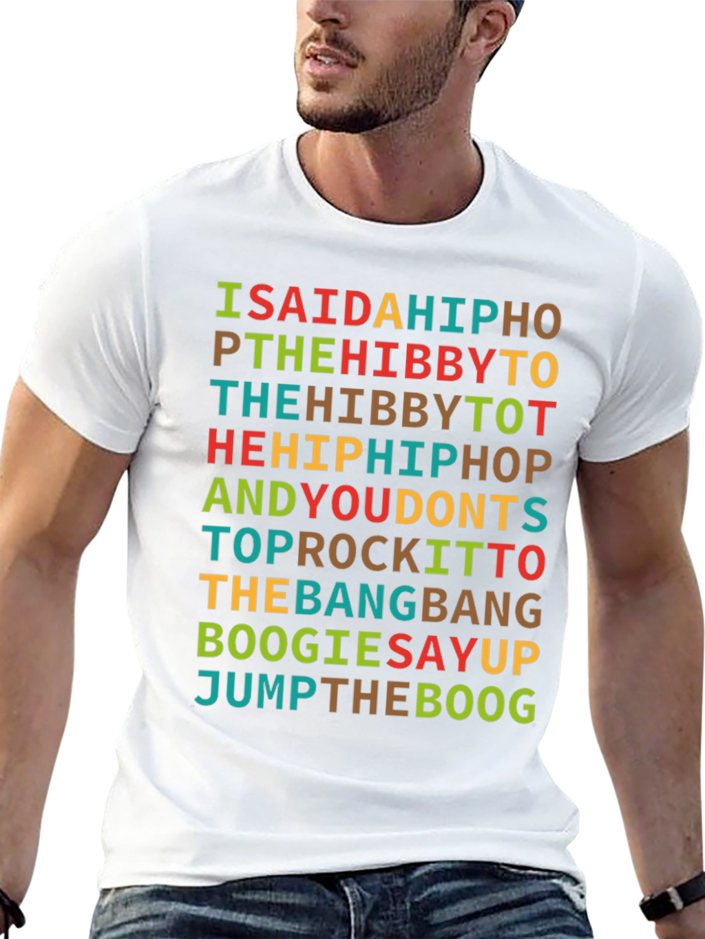 Retro Hip Hop Rhyme T-Shirt