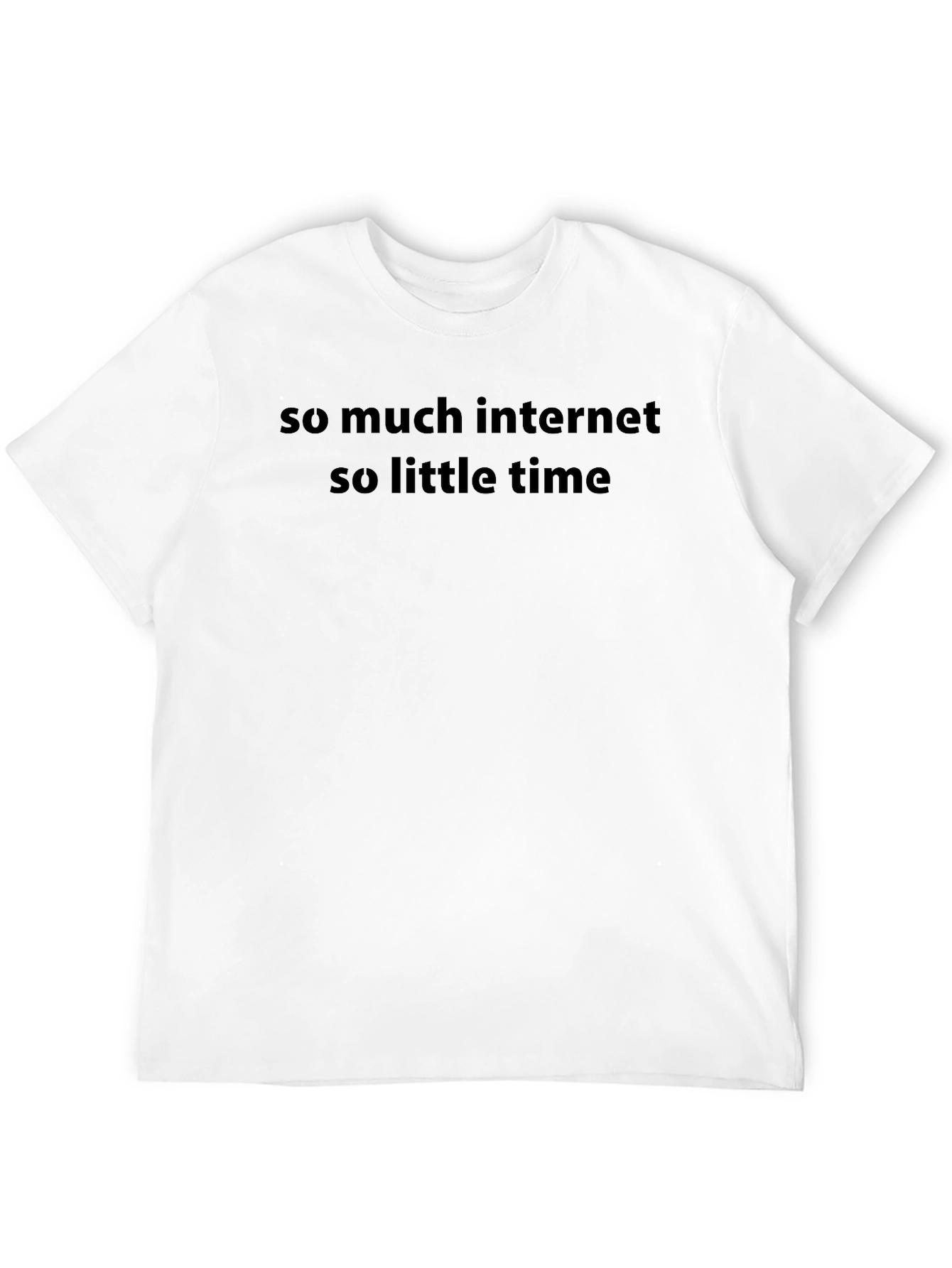 Internet Time Black T-Shirt
