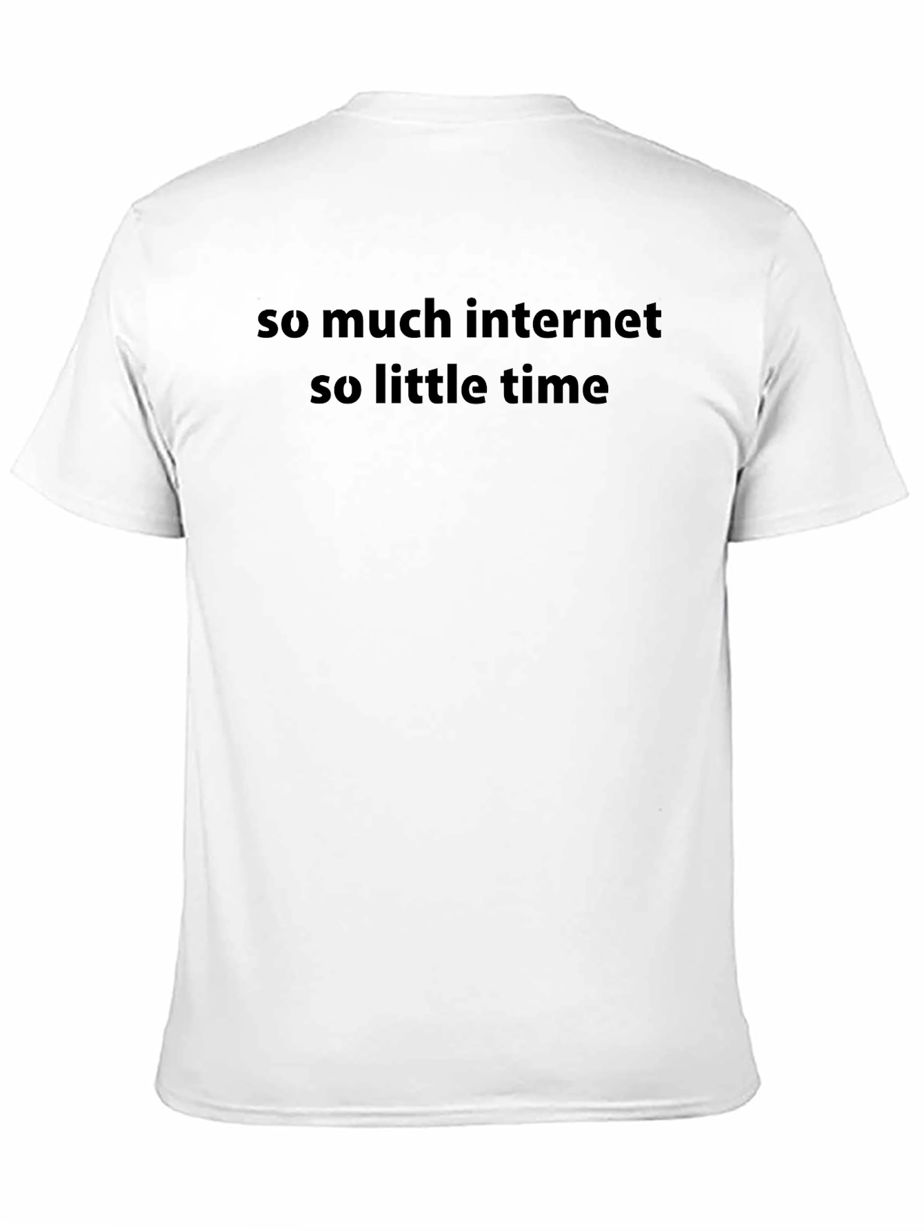 Internet Time Black T-Shirt