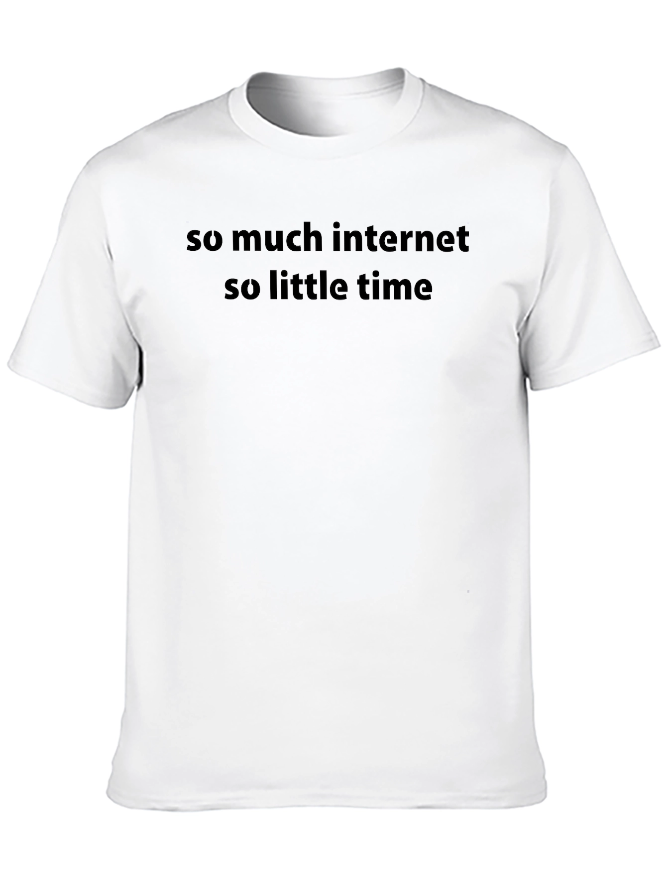 Internet Time Black T-Shirt