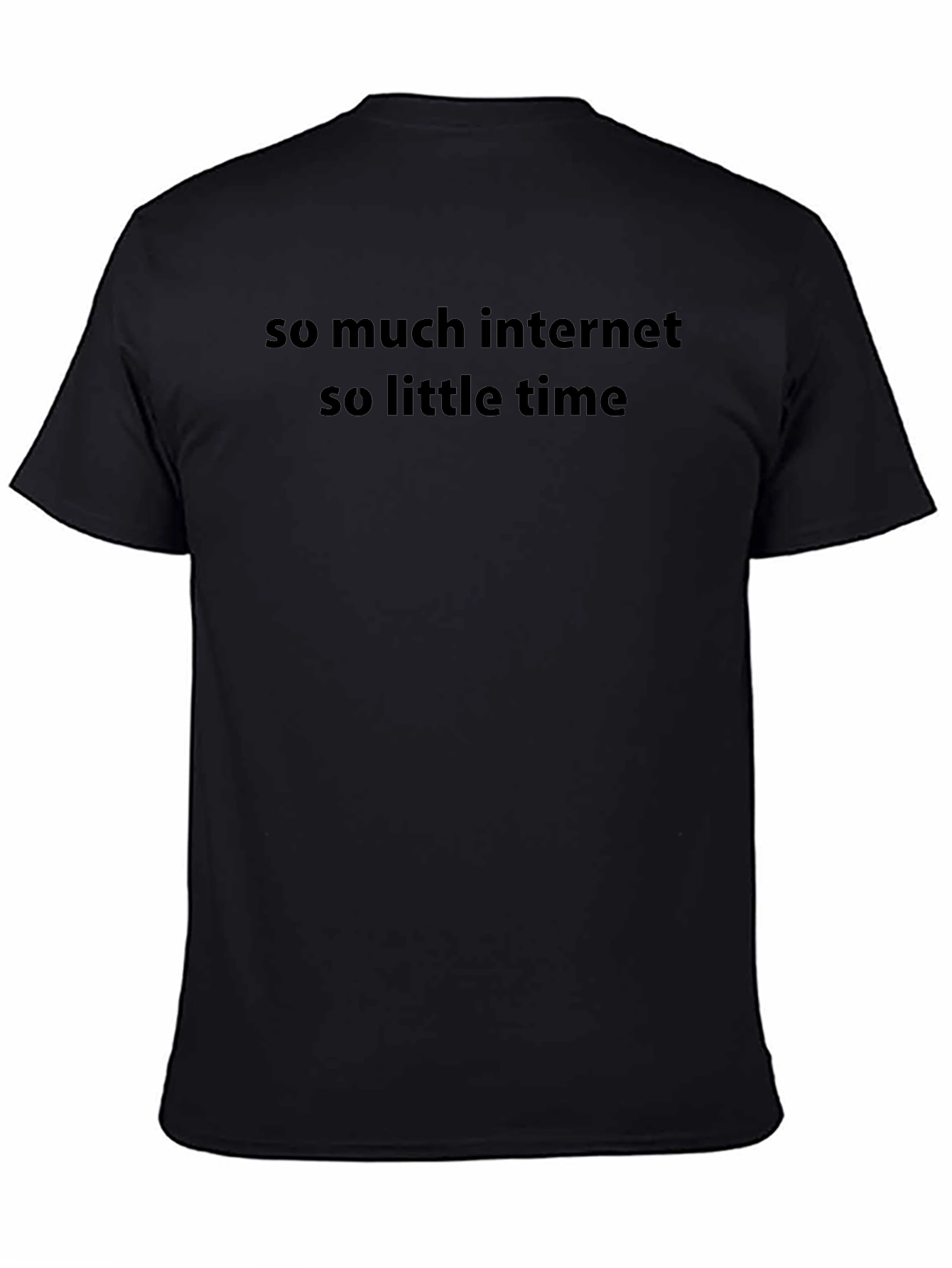 Internet Time Black T-Shirt
