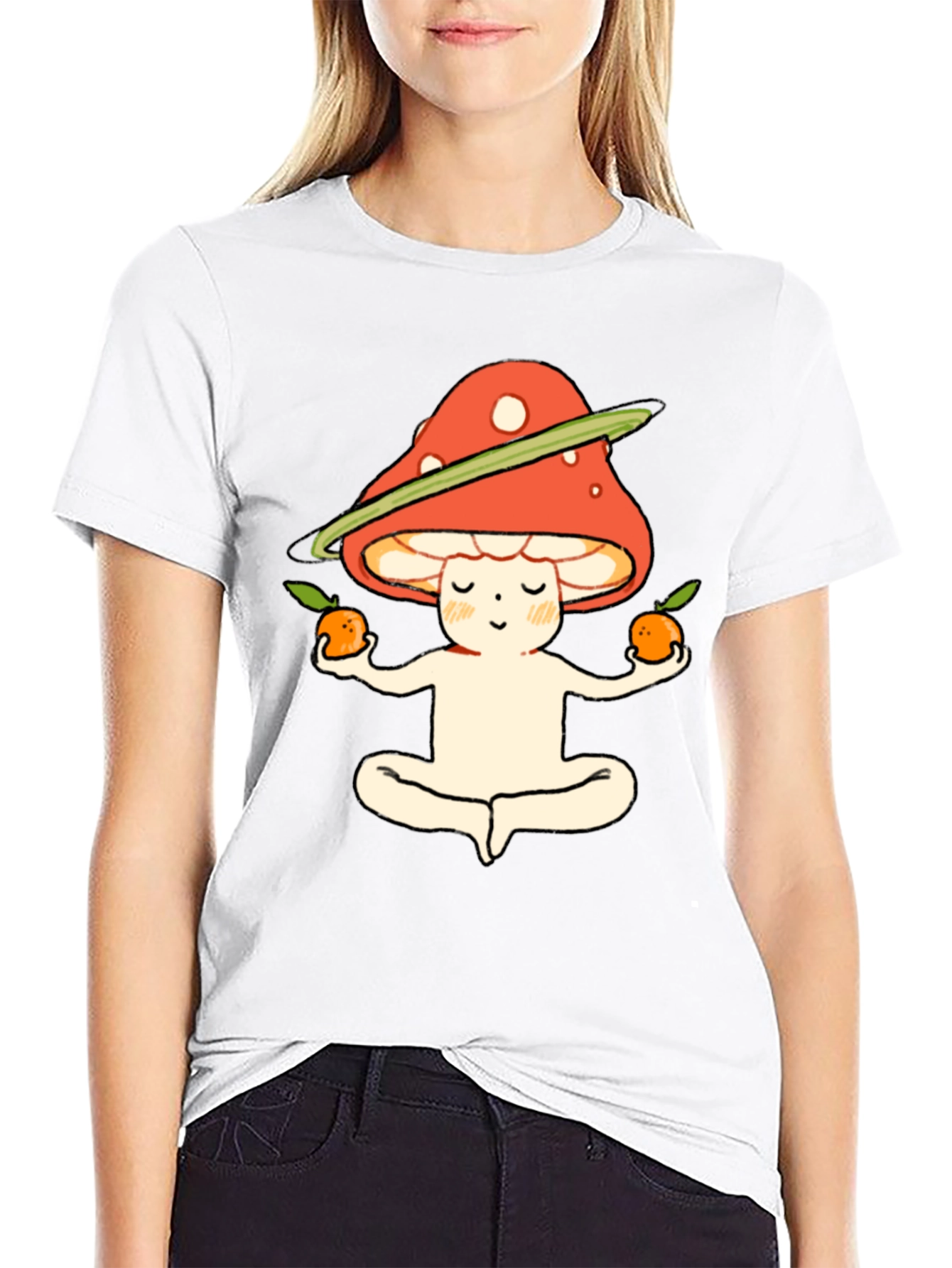 Meditating Mushroom T-Shirt