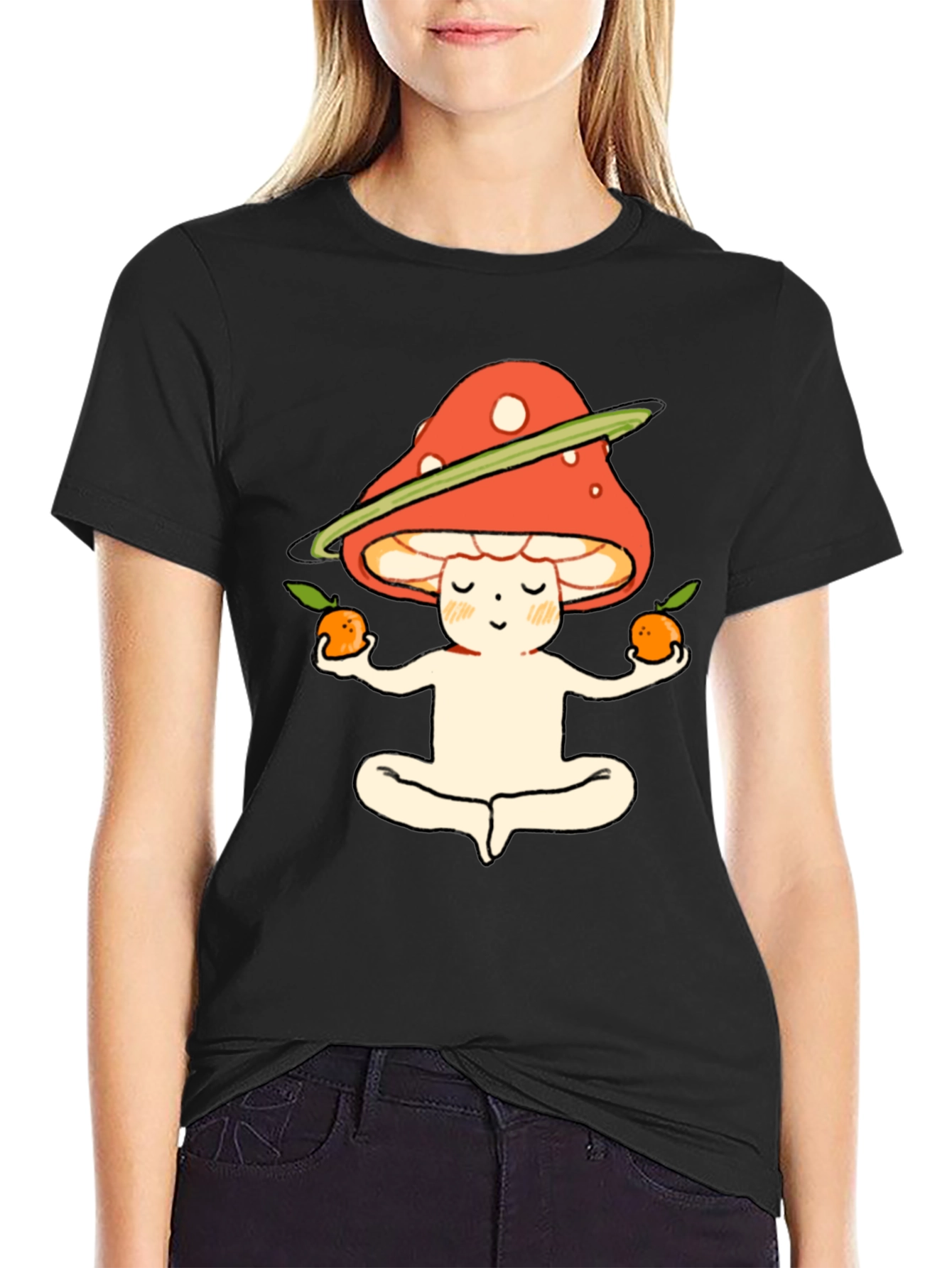 Meditating Mushroom T-Shirt