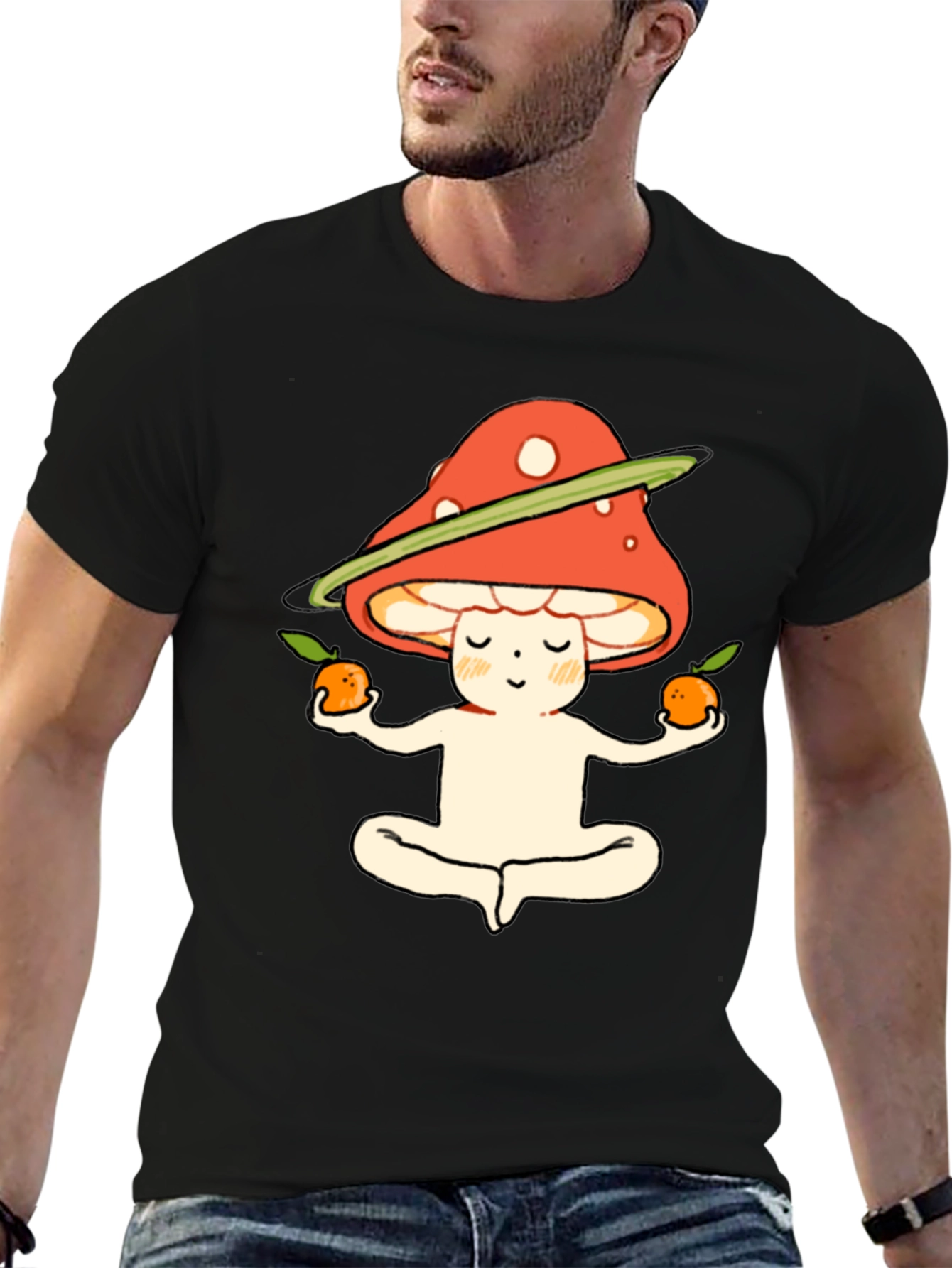 Meditating Mushroom T-Shirt