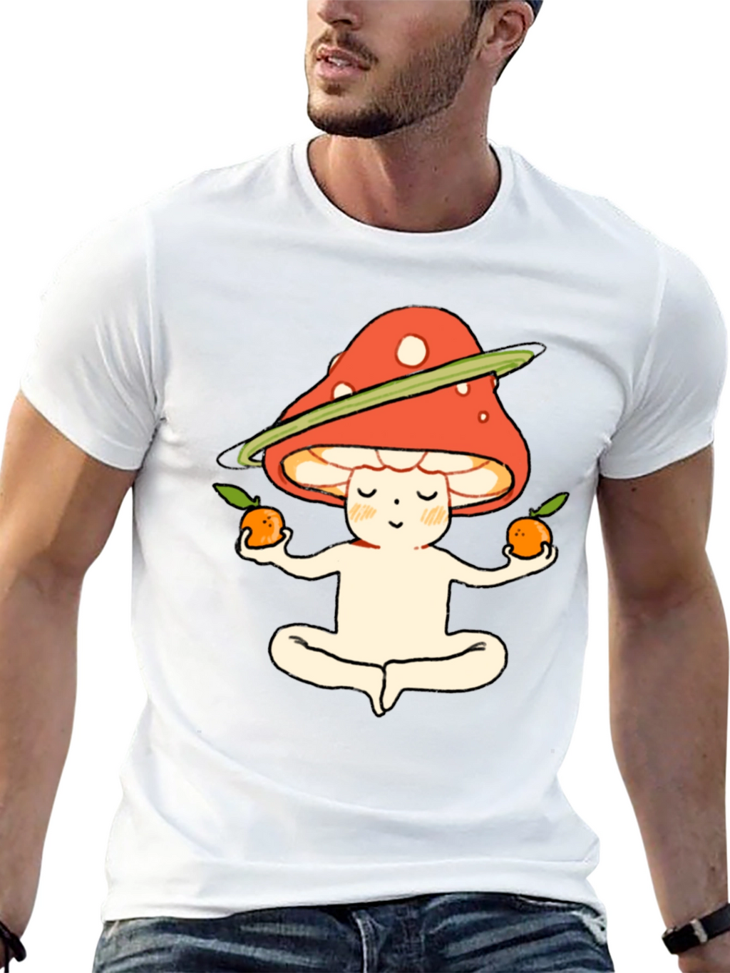 Meditating Mushroom T-Shirt