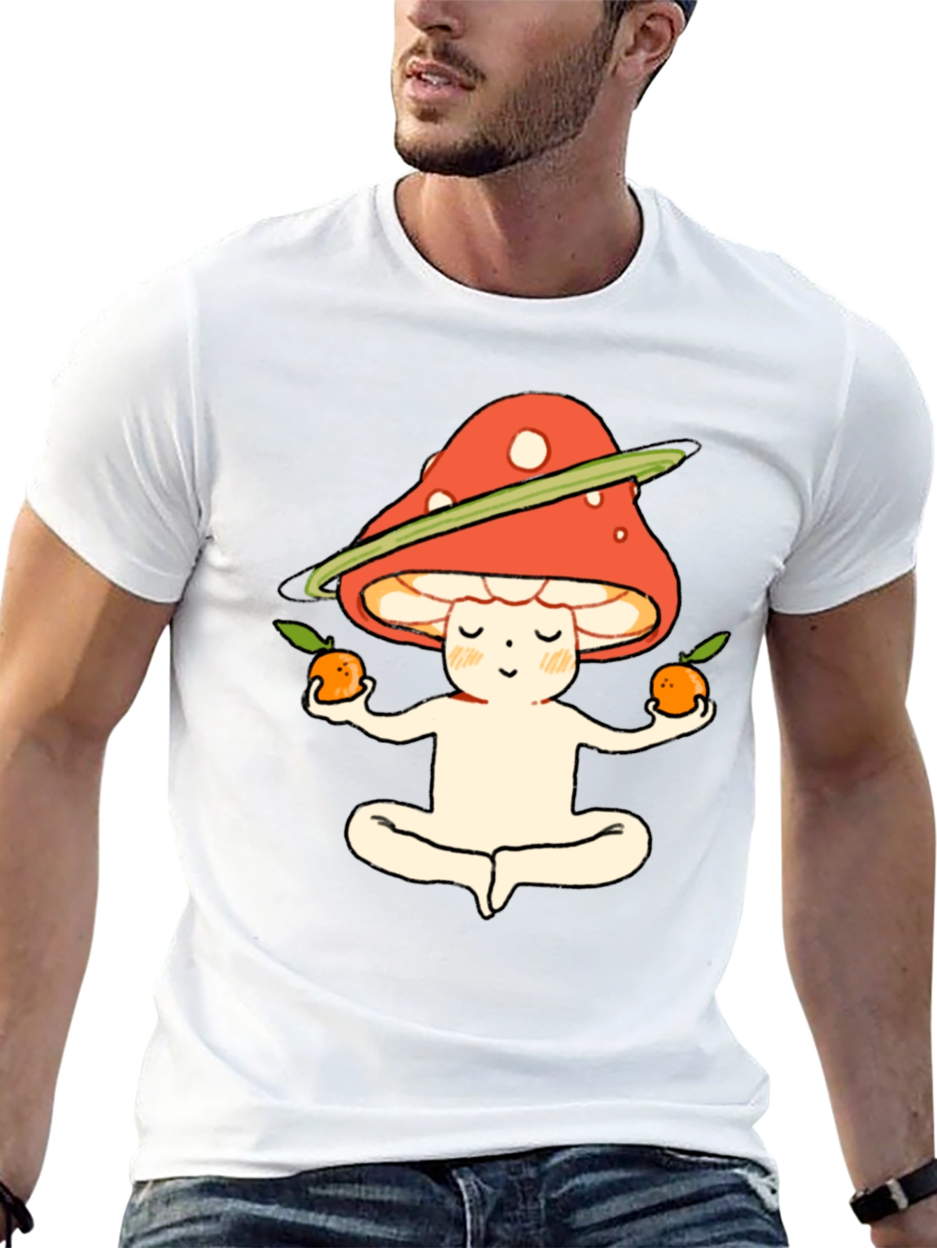 Meditating Mushroom T-Shirt