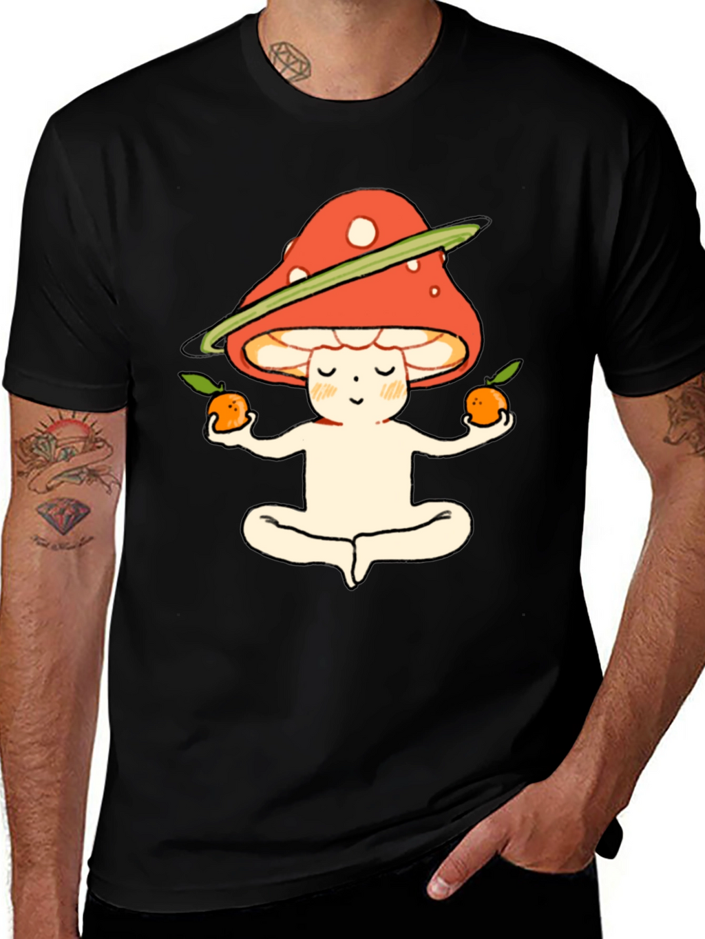 Meditating Mushroom T-Shirt