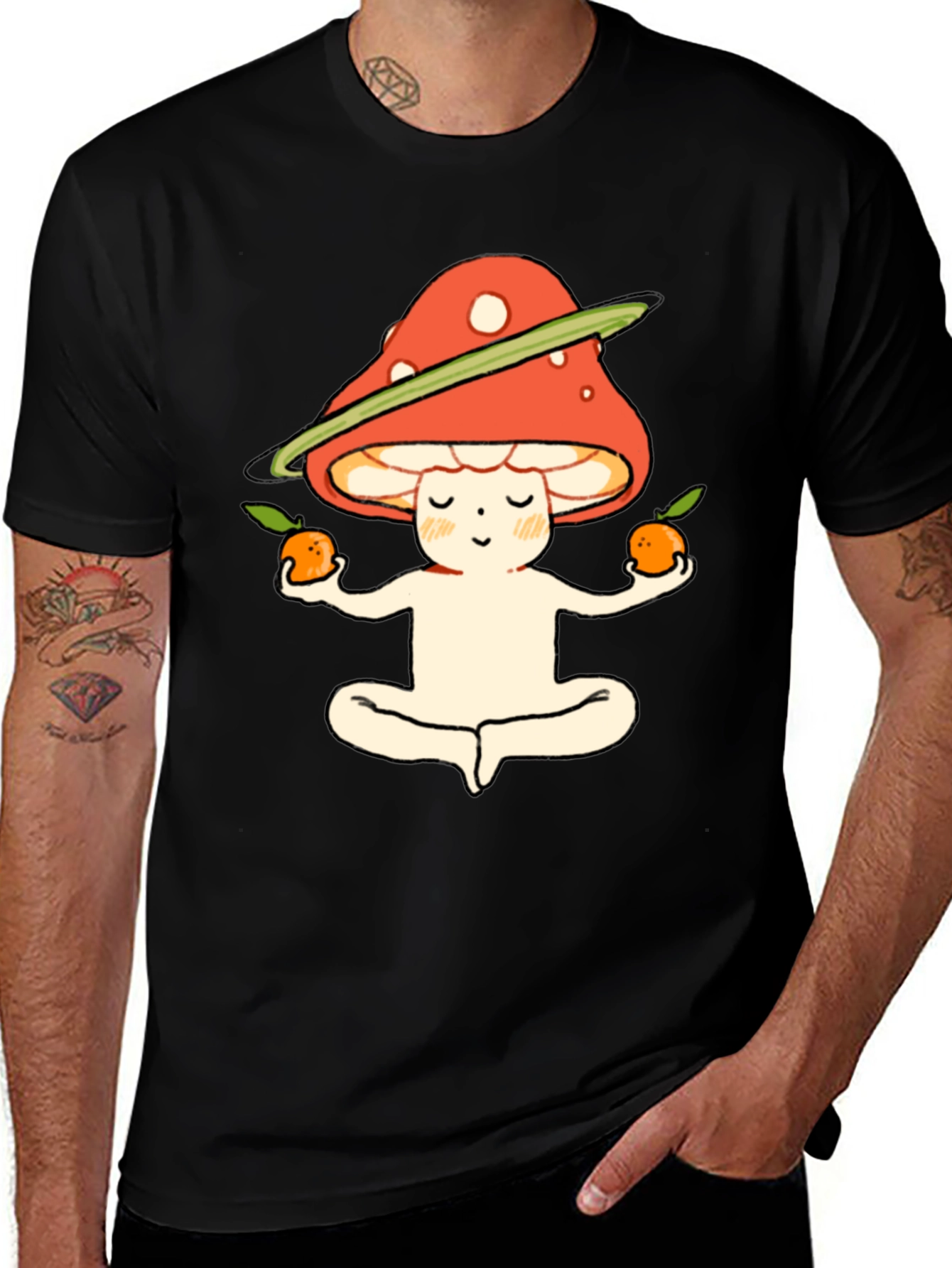 Meditating Mushroom T-Shirt