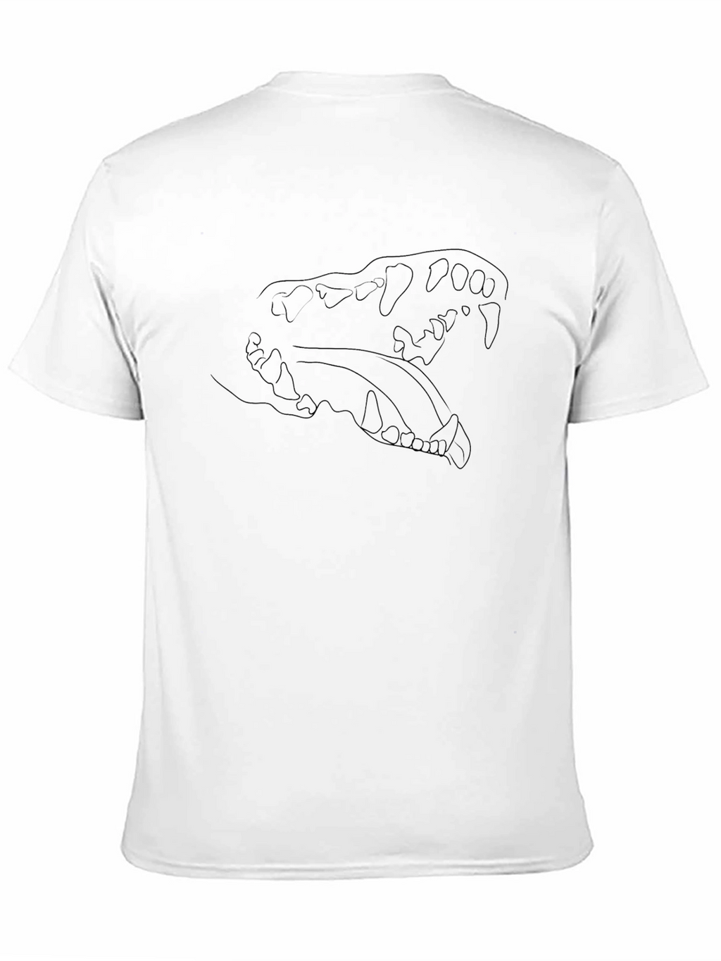 Bold Skull Graphic Tee - Black Cotton Comfort