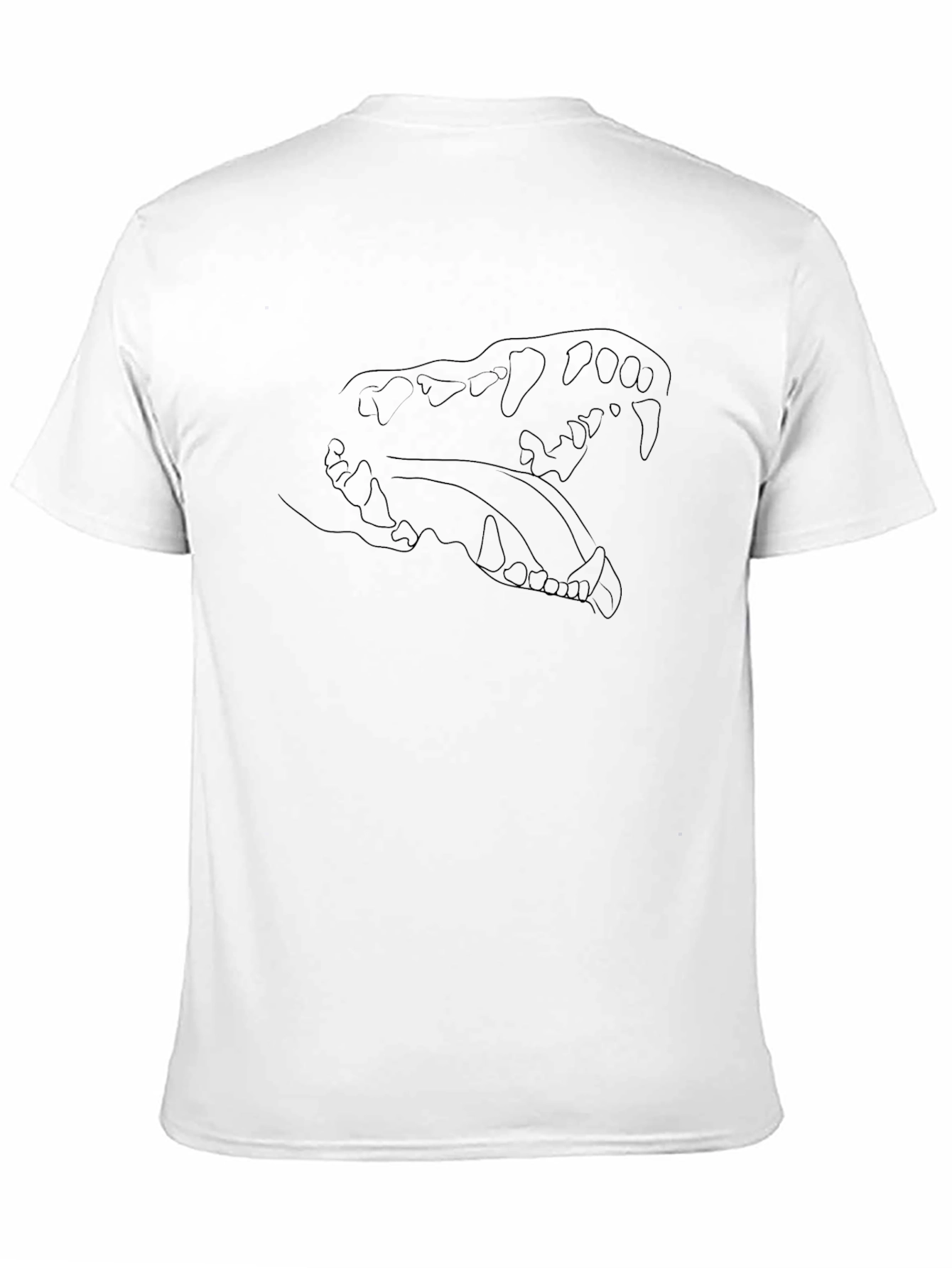 Bold Skull Graphic Tee - Black Cotton Comfort